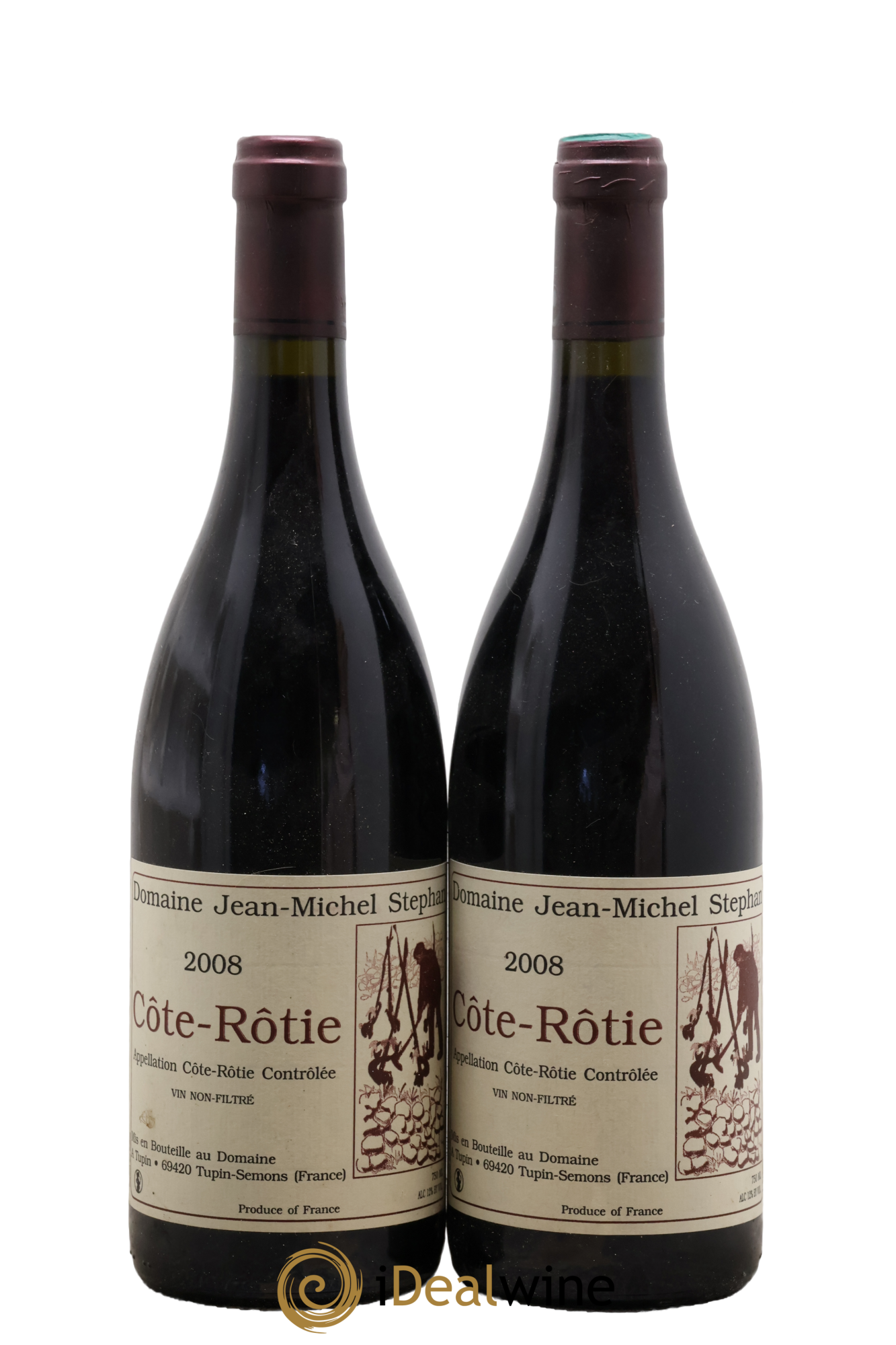 Côte-Rôtie Jean-Michel Stephan 2008 - Lot de 2 bouteilles - 0