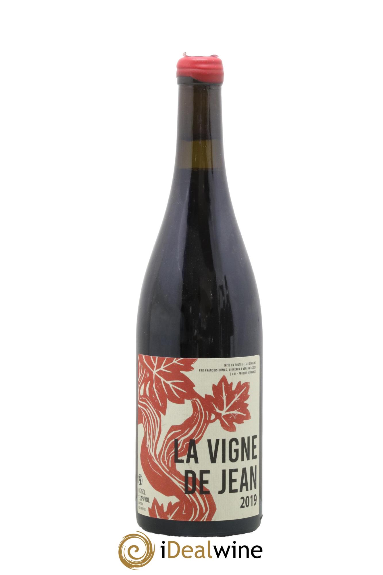 Vin de France La Vigne de Jean François Dumas 2019 - Lot de 1 bouteille - 0