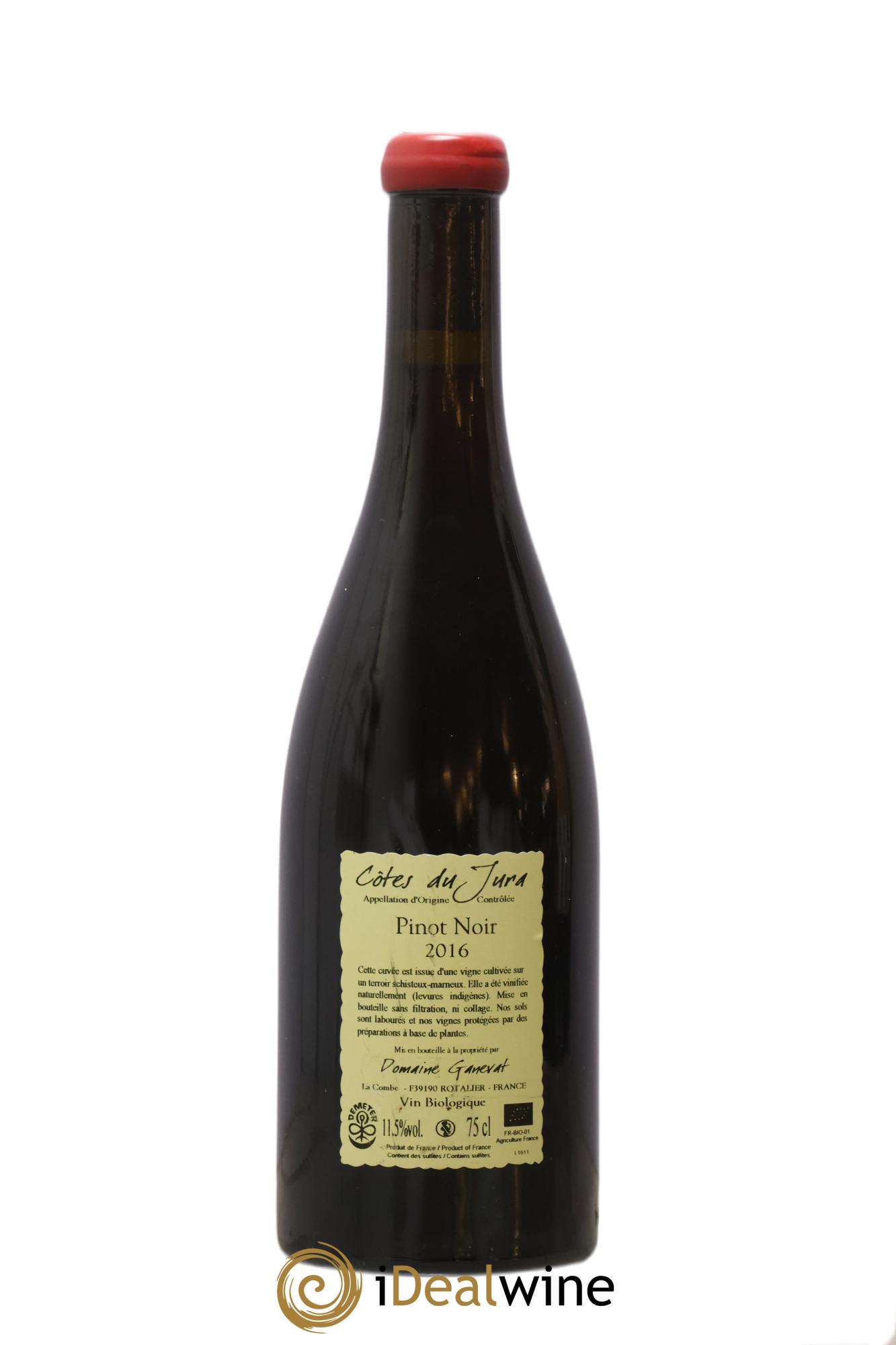 Côtes du Jura Pinot Noir En Billat  Jean-François Ganevat (Domaine) 2016 - Lotto di 1 bottiglia - 1