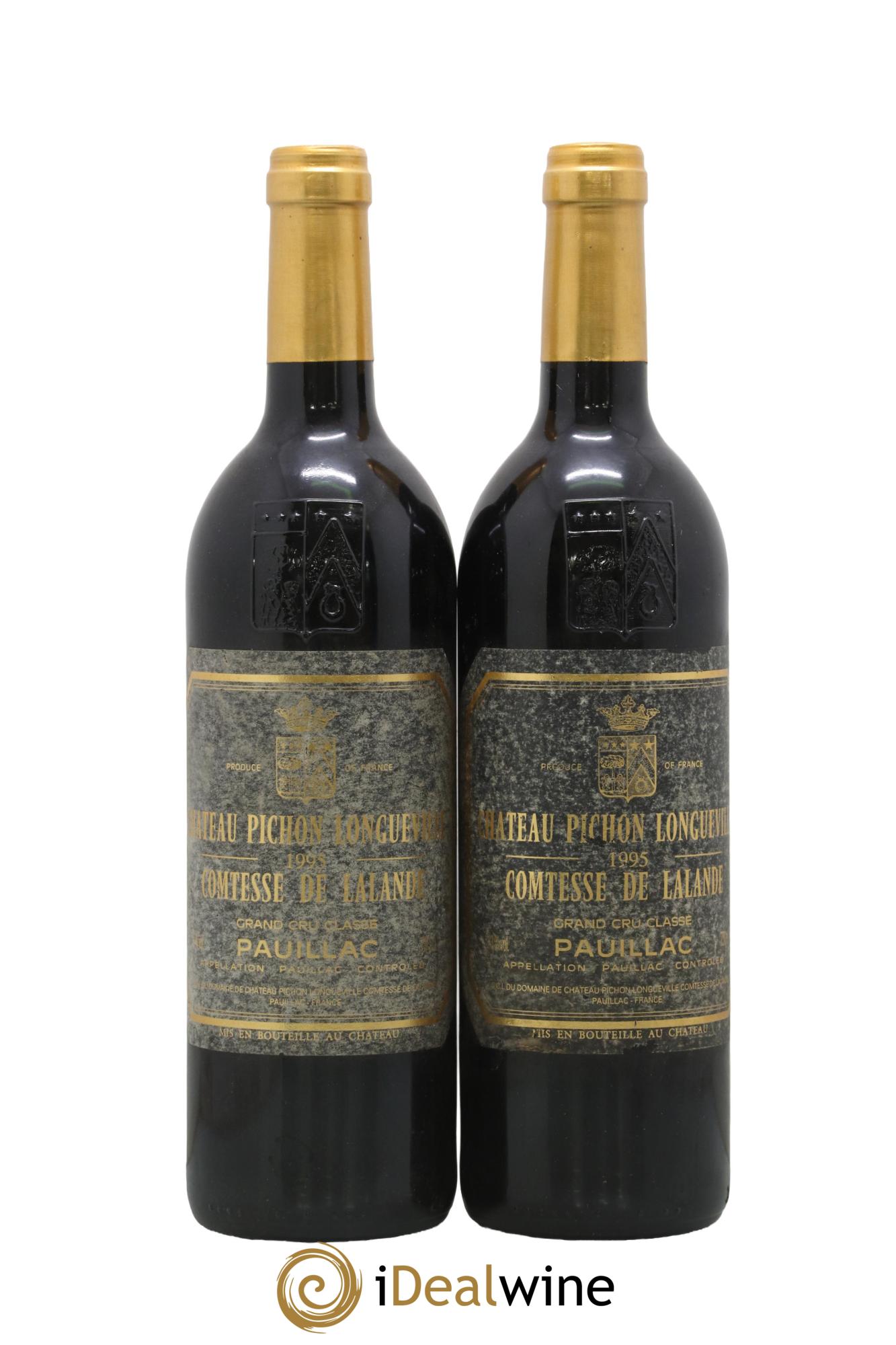 Château Pichon Longueville Comtesse de Lalande 2ème Grand Cru Classé 1995 - Lot de 2 bouteilles - 0