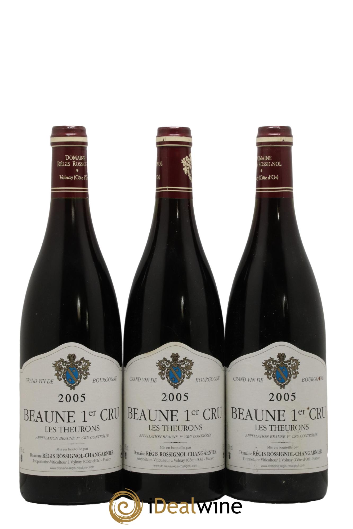 Beaune 1er Cru Les Theurons Rossignol-Changarnier 2005 - Lot de 12 bouteilles - 4