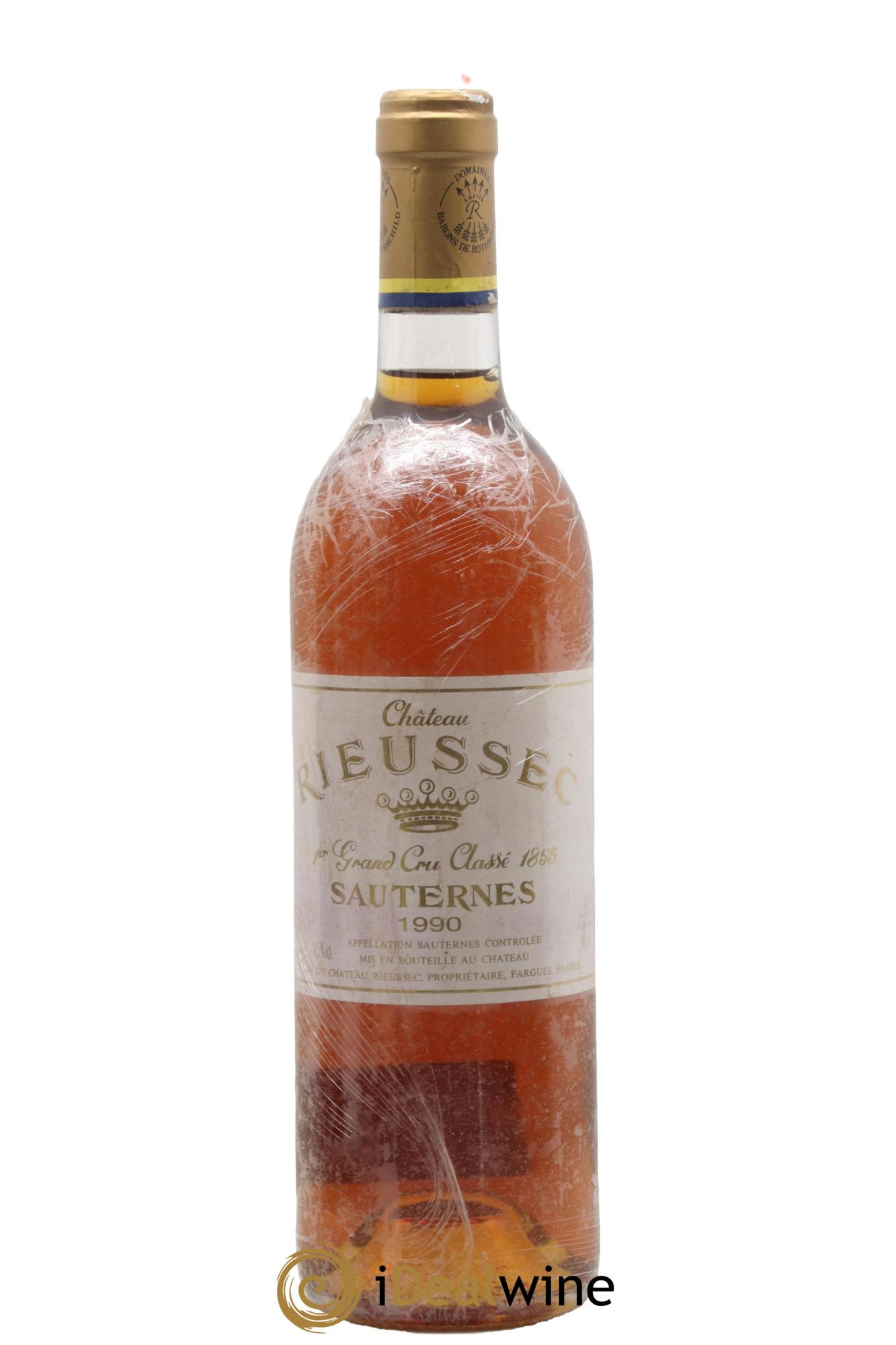 Château Rieussec 1er Grand Cru Classé 1990 - Lot de 1 bouteille - 0