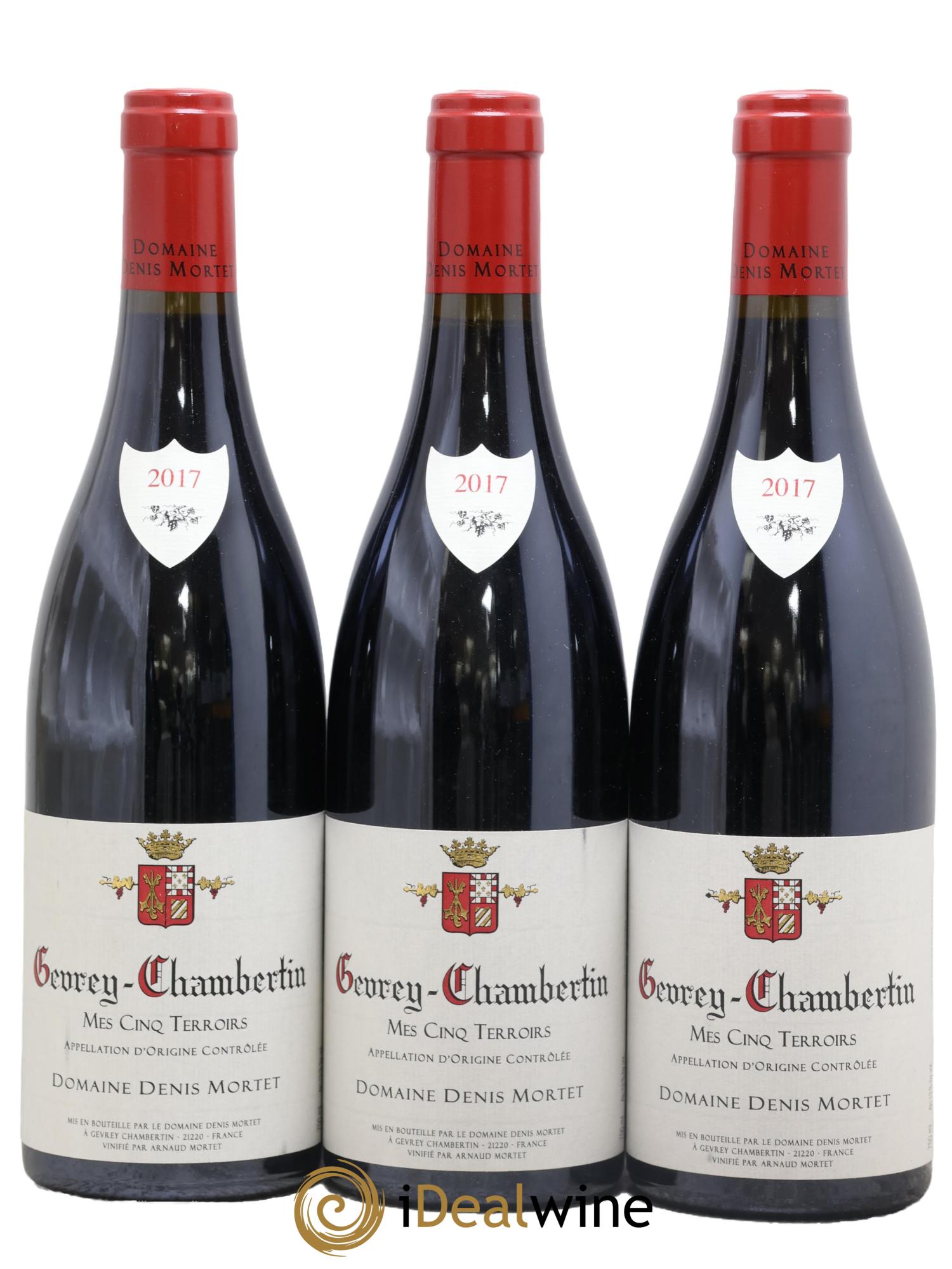 Gevrey-Chambertin Mes Cinq Terroirs Denis Mortet (Domaine) 2017 - Posten von 3 Flaschen - 0