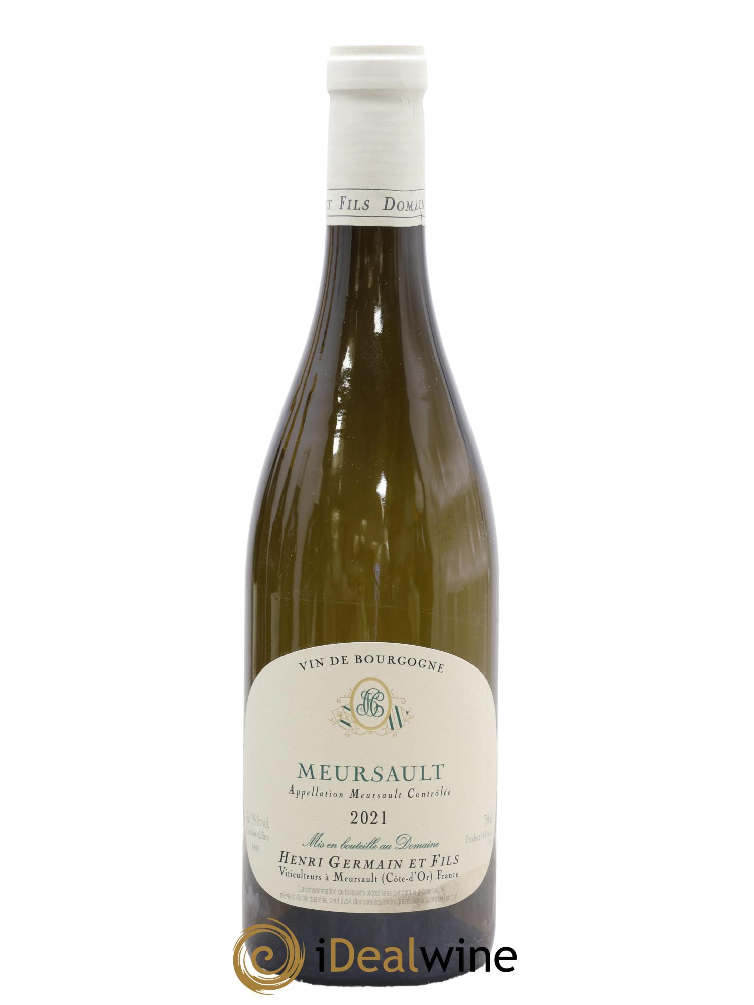 Meursault Henri Germain 2021 - Lot de 1 bouteille - 0