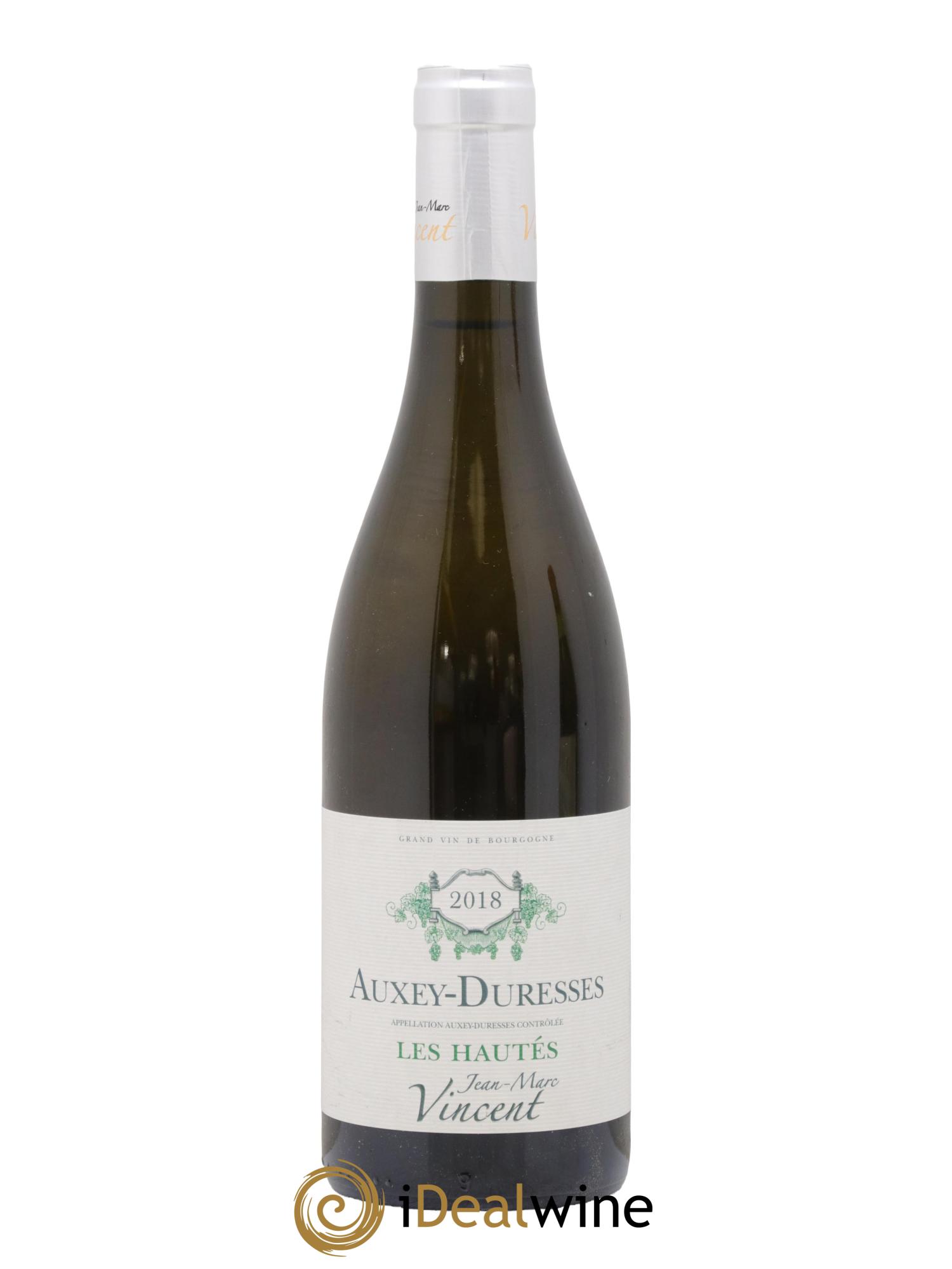 Auxey-Duresses Les Hautés Jean-Marc Vincent (Domaine) 2018 - Posten von 1 Flasche - 0
