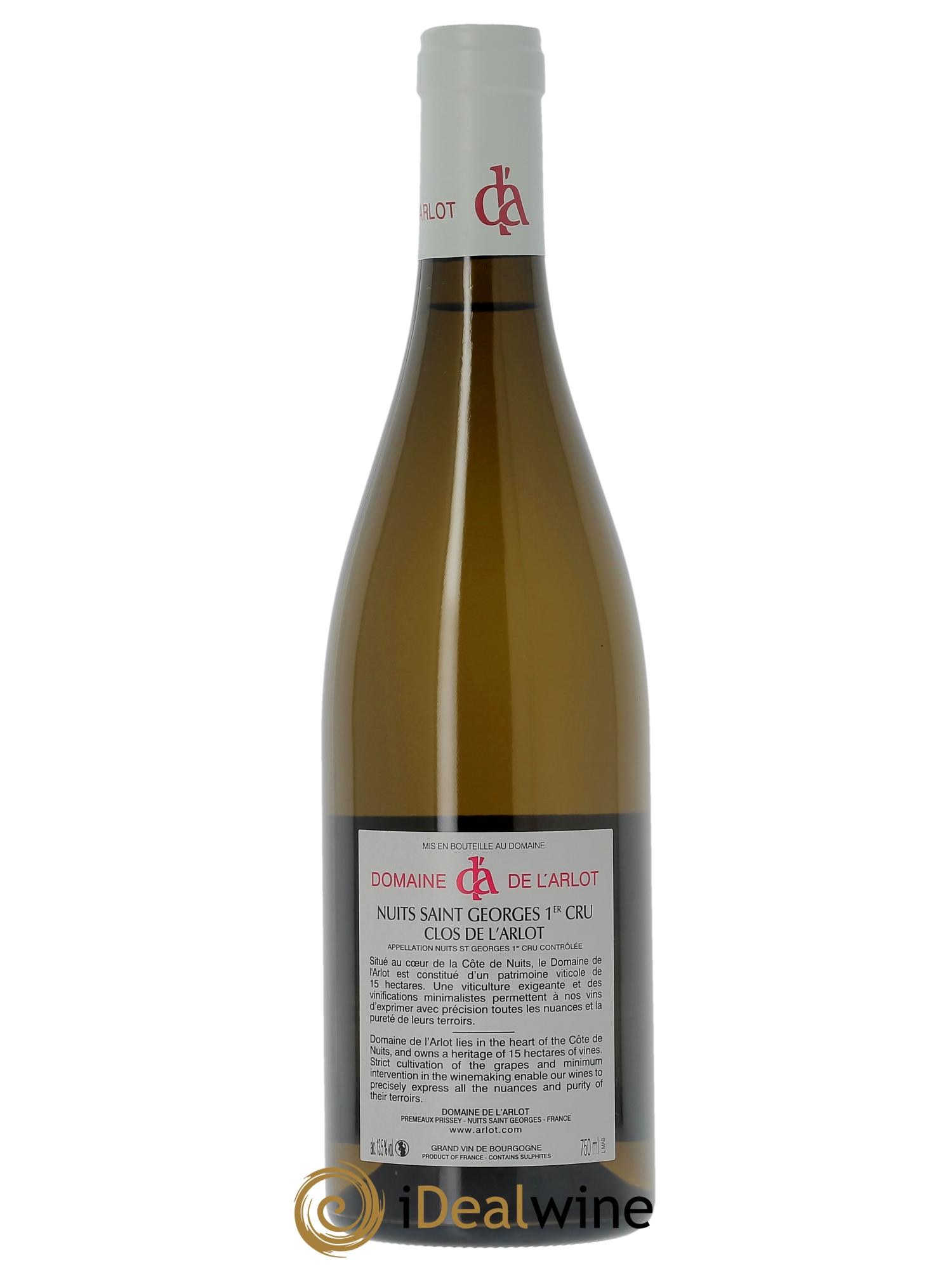 Nuits-Saint-Georges 1er Cru Clos de l'Arlot Domaine de l'Arlot  2021 - Lot of 1 bottle - 1