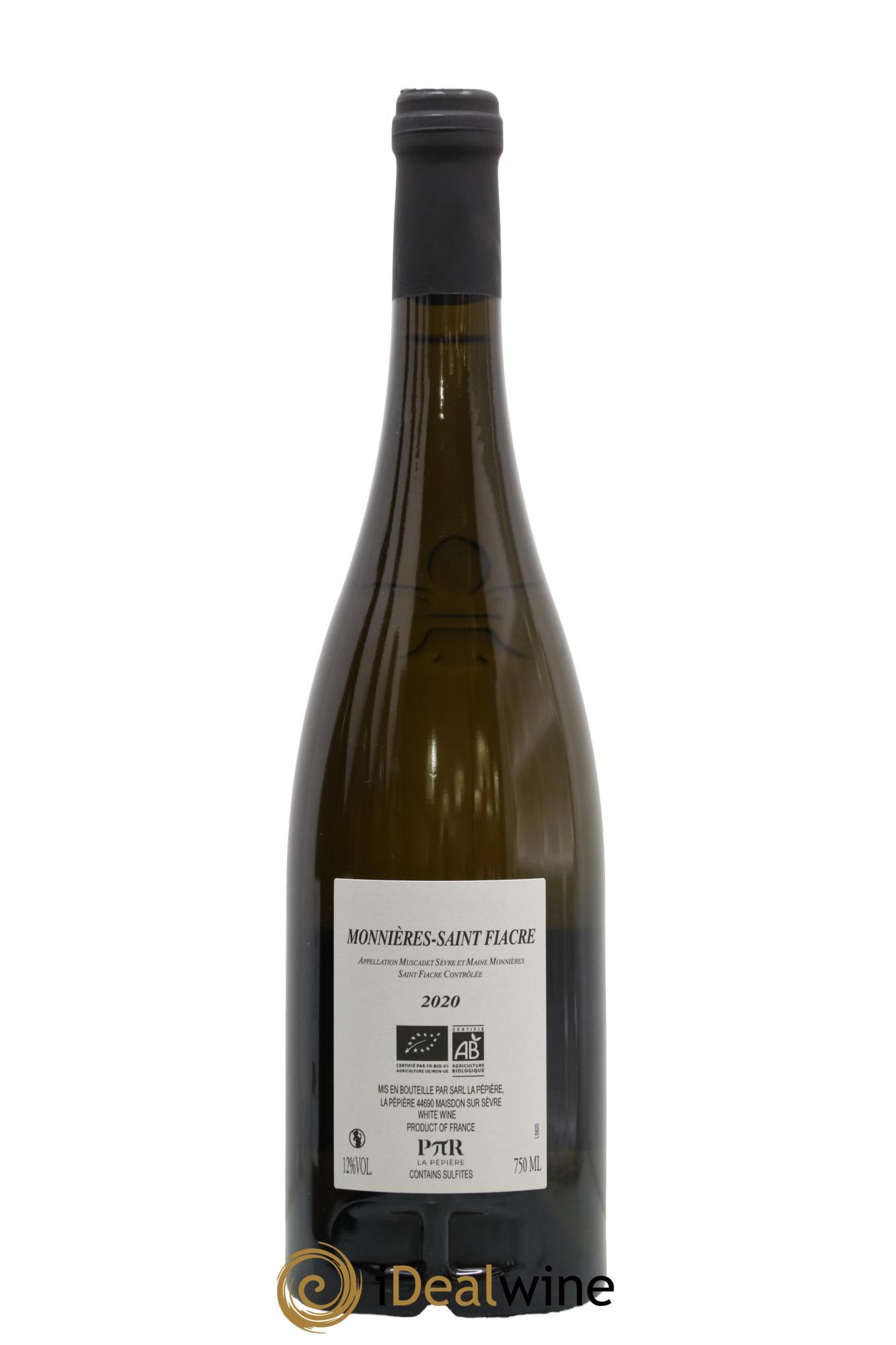 Muscadet-Sèvre-et-Maine Monnieres Saint Fiacre Domaine de la Pépière 2020 - Lotto di 1 bottiglia - 1