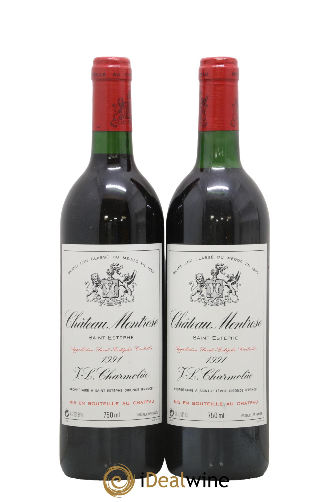 Château Montrose 2ème Grand Cru Classé 1991 - Lot of 2 bottles - 0