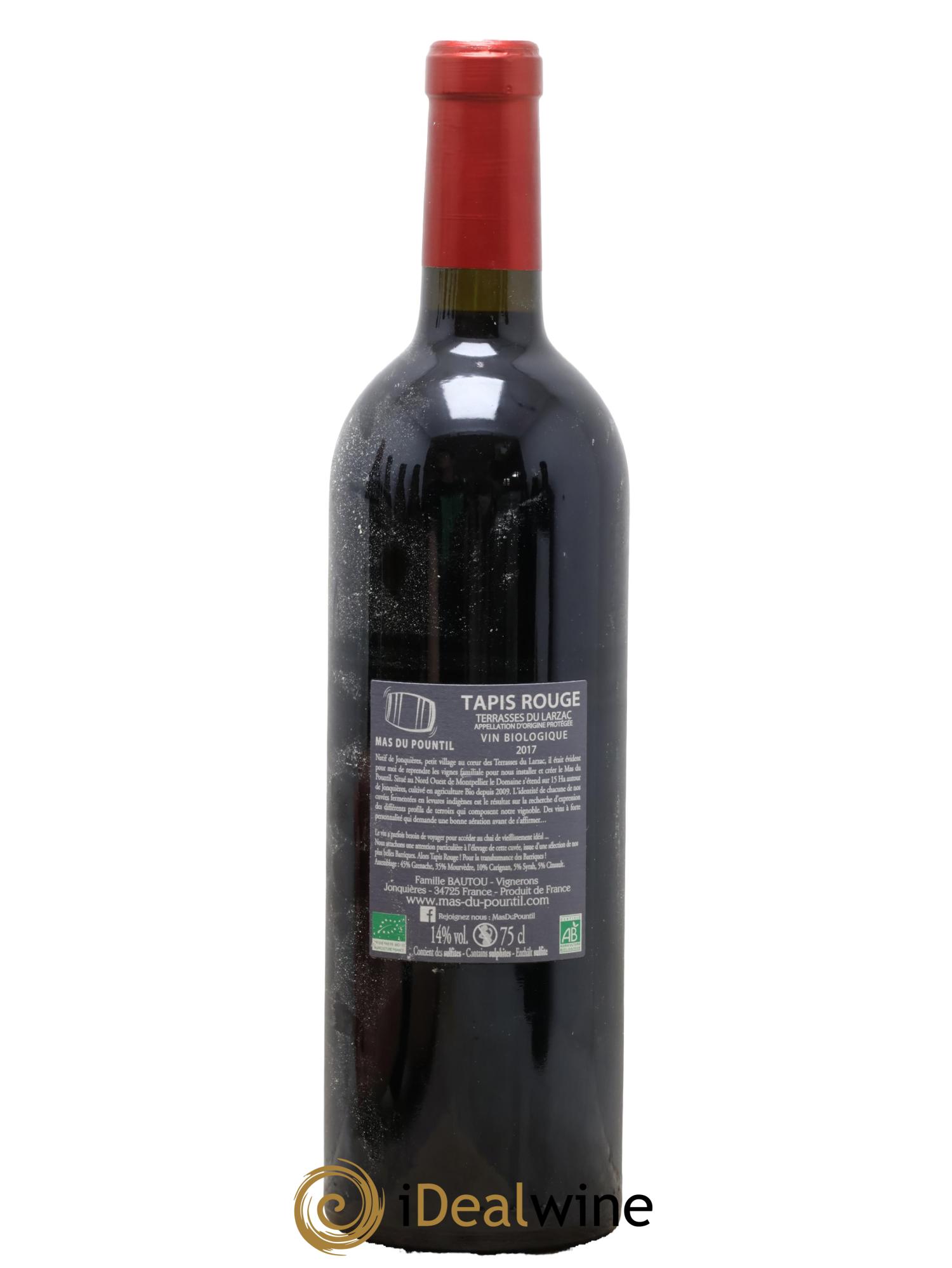 Coteaux du Languedoc Terrasses du Larzac Tapis Rouge Mas du Pountil 2017 - Posten von 1 Flasche - 1