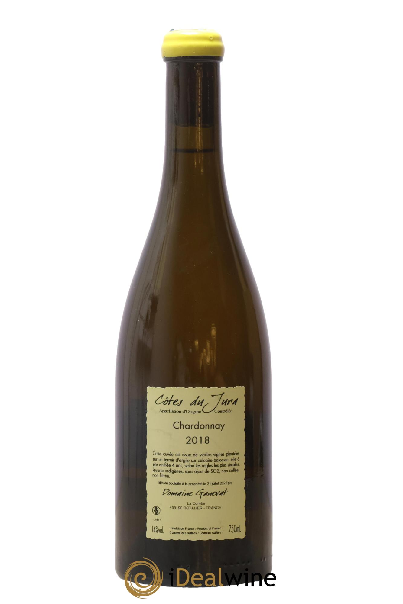 Côtes du Jura Rouchamps Chardonnay Jean-François Ganevat (Domaine) 2018 - Lot de 1 bouteille - 1