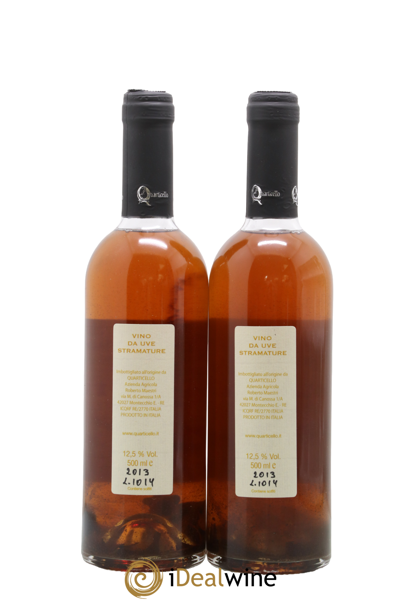 Italie IGT Vino da Uve Stramature Stradora Quarticello Azienda Agricola Roberto Maestri 2013 - Lot of 2 500ml formats - 1