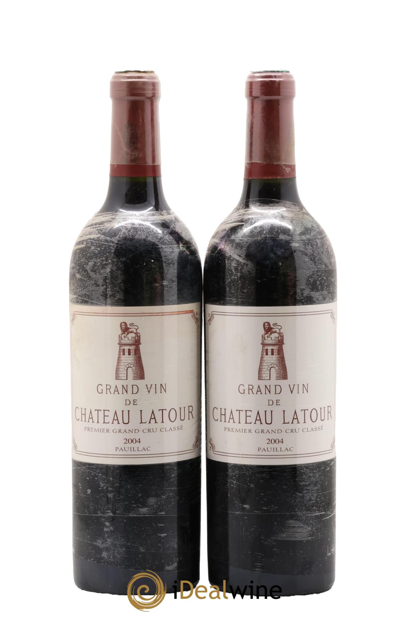 Château Latour 1er Grand Cru Classé 2004 - Lot de 2 bouteilles - 0