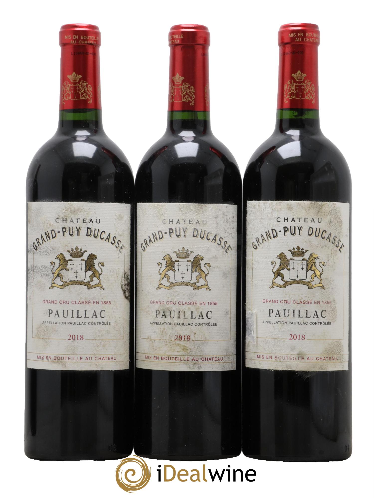 Château Grand Puy Ducasse 5ème Grand Cru Classé 2018 - Posten von 3 Flaschen - 0