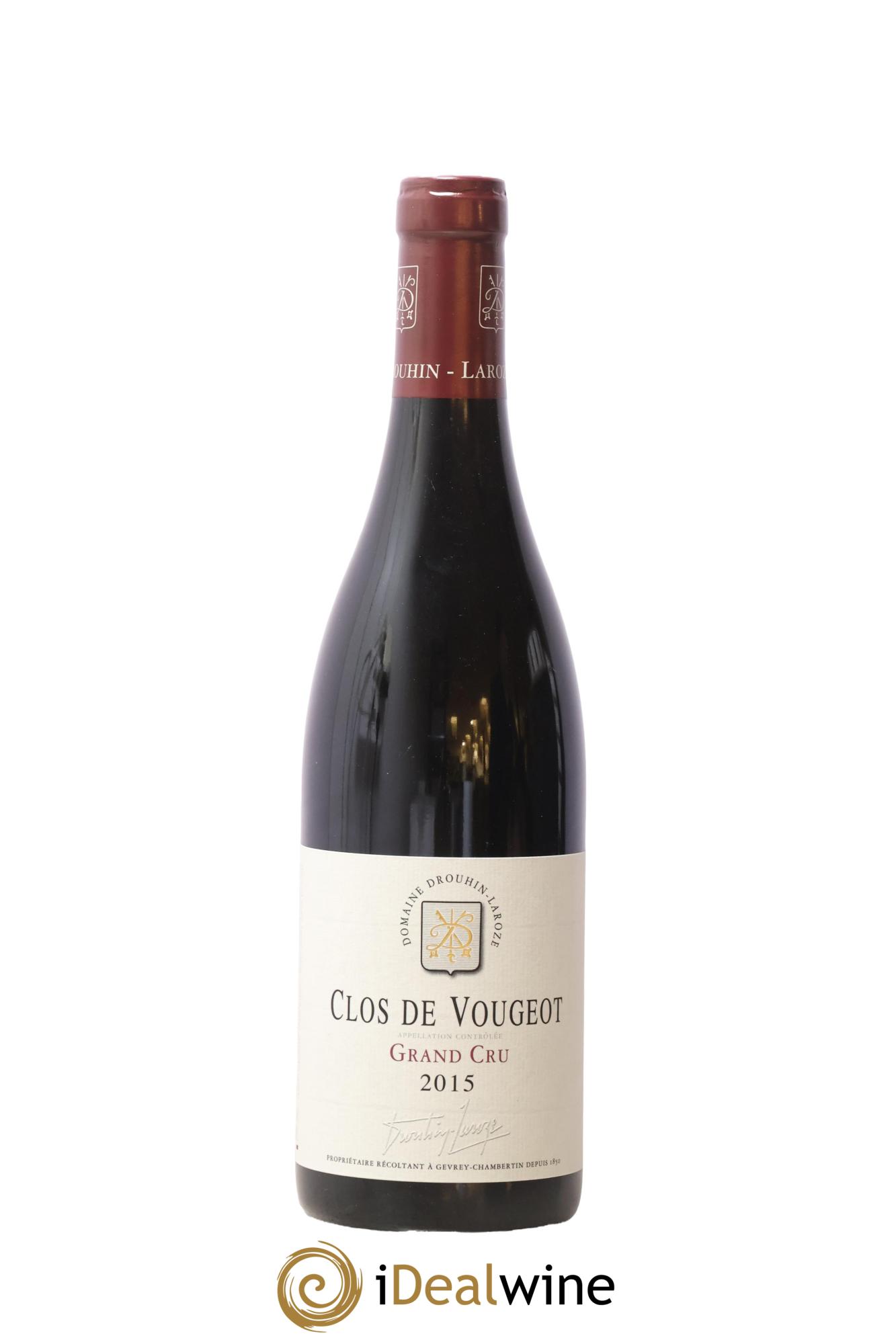 Clos de Vougeot Grand Cru Domaine Drouhin-Laroze 2015 - Lote de 1 botella - 0