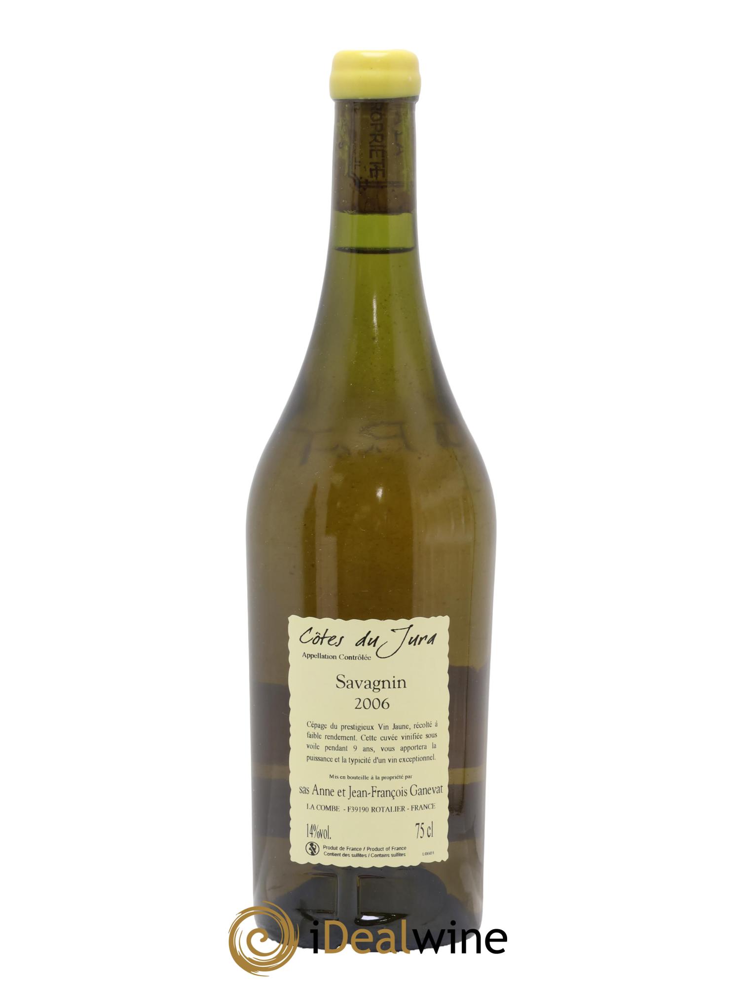 Côtes du Jura Cuvée Prestige Jean-François Ganevat (Domaine) 2006 - Lot de 1 bouteille - 1