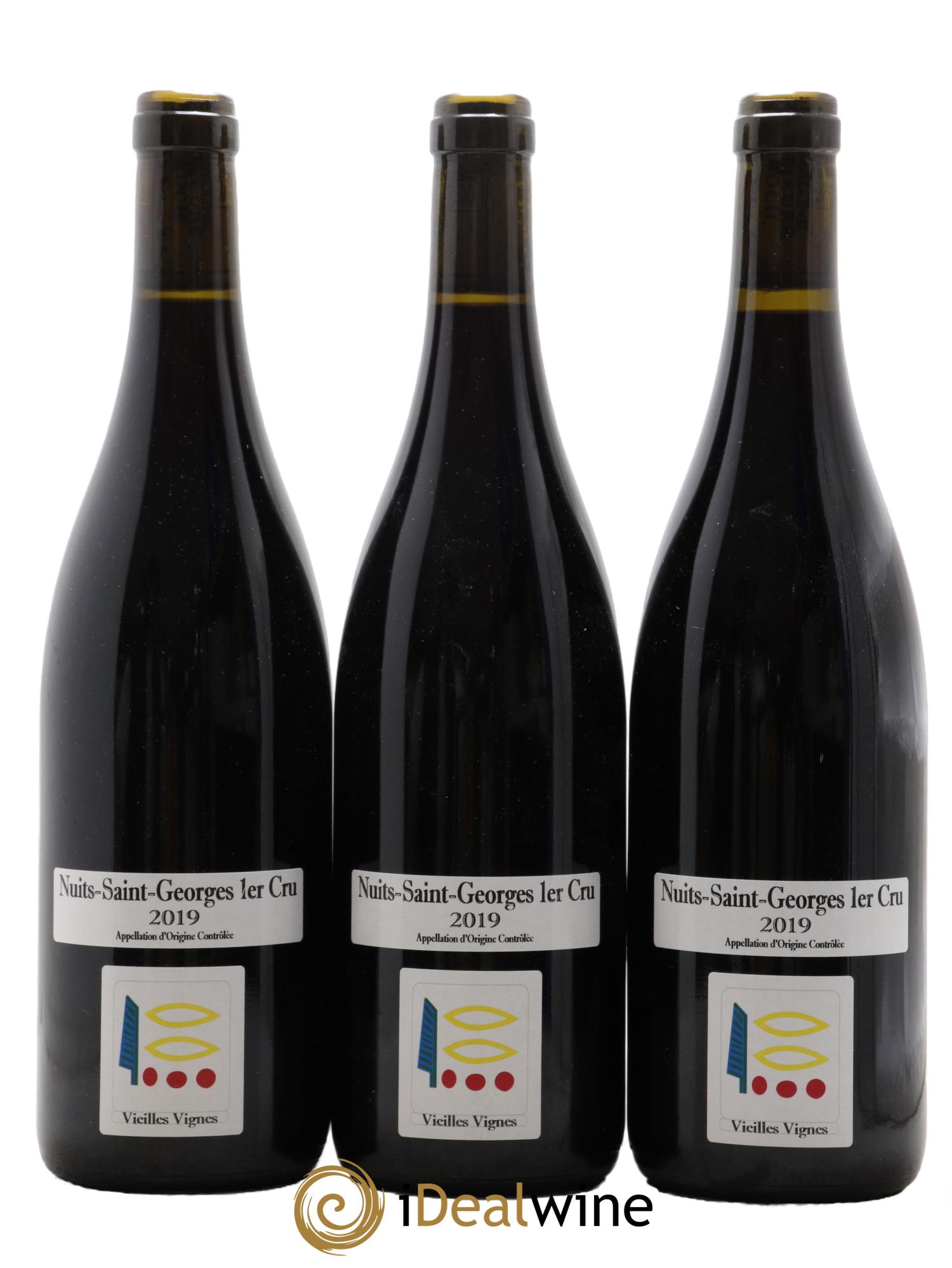 Nuits-Saint-Georges 1er Cru Vieilles Vignes Prieuré Roch 2019 - Lot de 3 bouteilles - 0