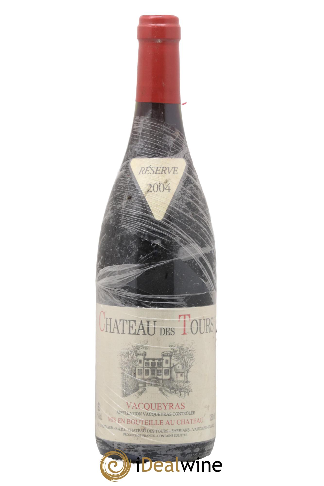 Vacqueyras Château des Tours Emmanuel Reynaud 2004 - Lot of 1 bottle - 0