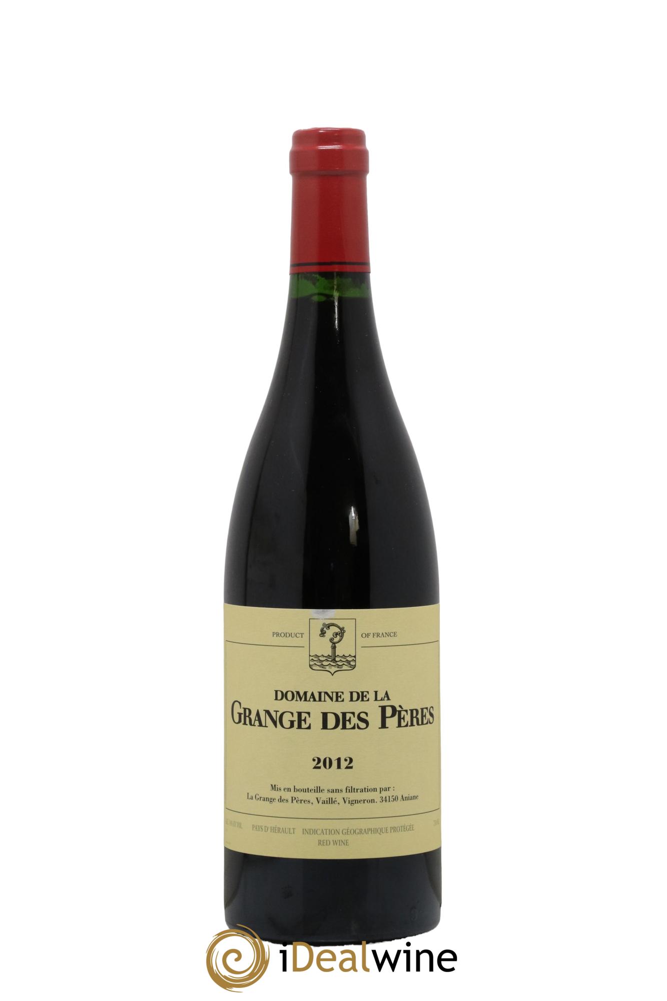 Pays d'Hérault Grange des Pères Laurent Vaillé 2012 - Lot de 1 bouteille - 0