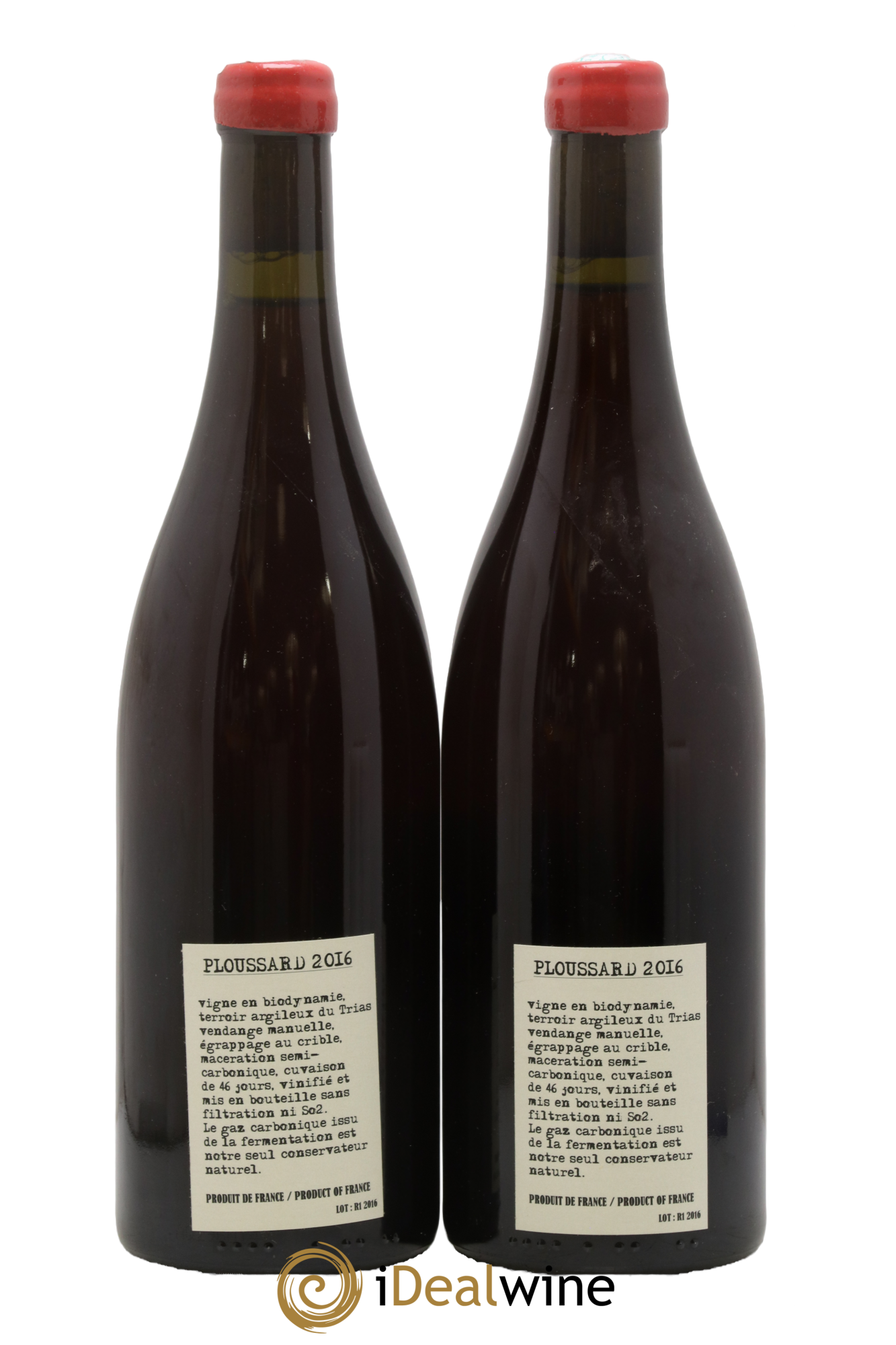 Arbois-Pupillin Ploussard Adeline Houillon & Renaud Bruyère 2016 - Posten von 2 Flaschen - 1