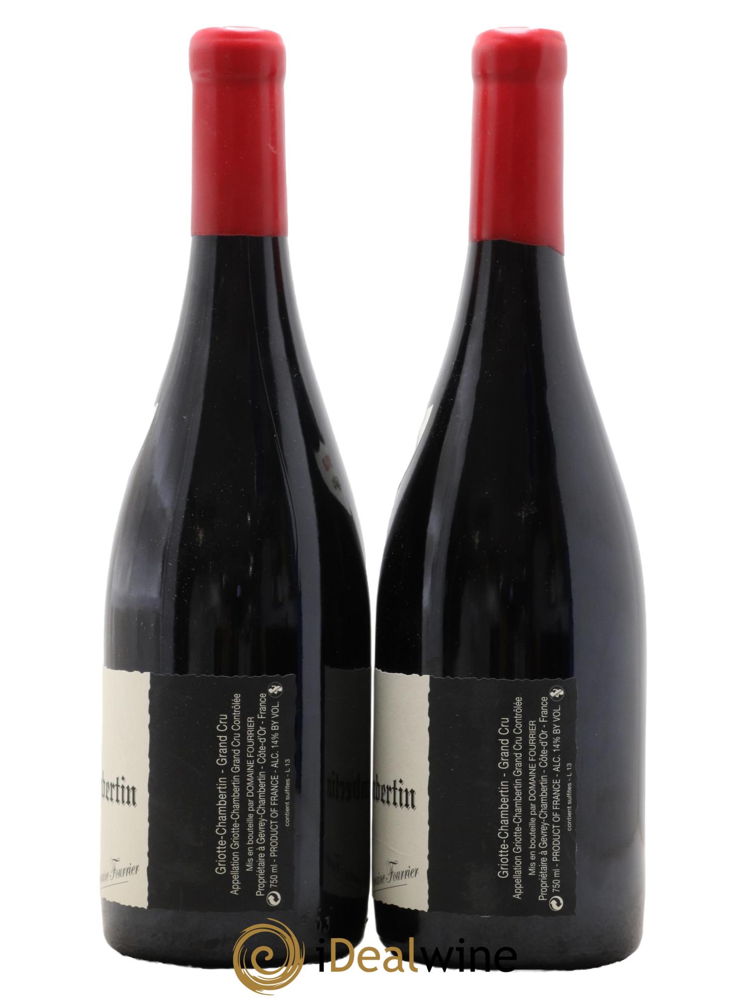 Griotte-Chambertin Grand Cru Vieille Vigne Fourrier (Domaine) 2018 - Lot de 2 bouteilles - 1