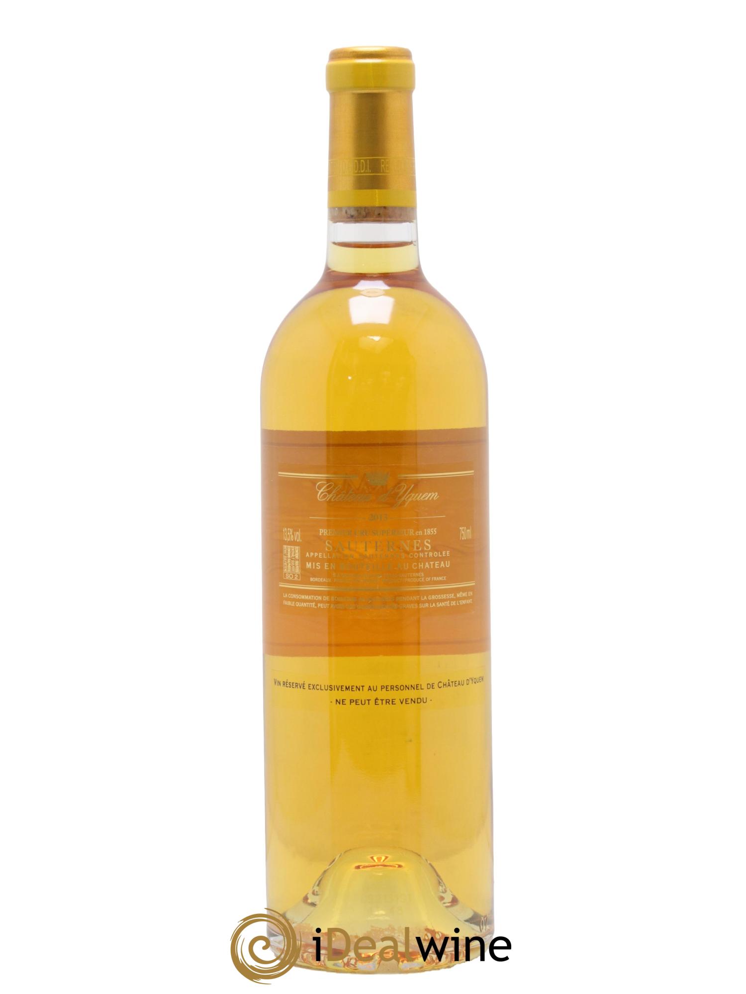 Château d' Yquem 1er Cru Classé Supérieur 2013 - Lotto di 1 bottiglia - 1