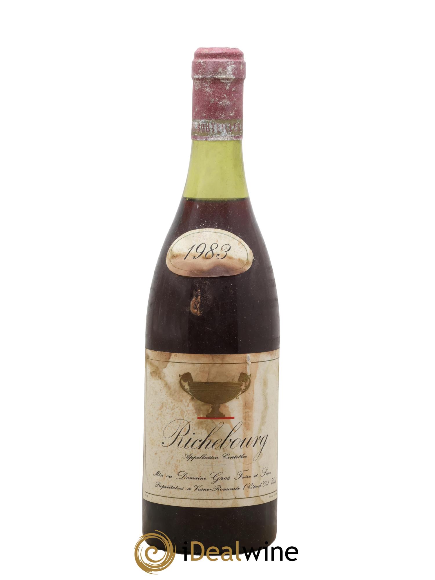 Richebourg Grand Cru Gros Frère & Soeur 1983 - Posten von 1 Flasche - 0