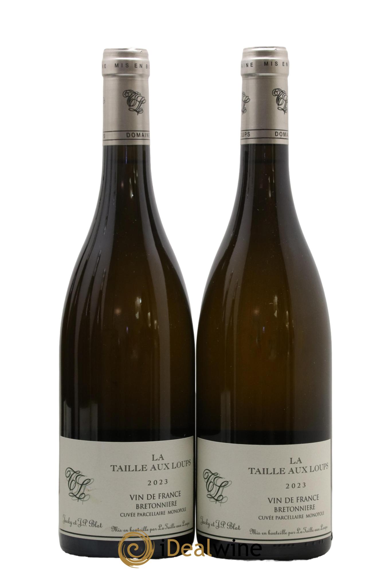 Vin de France Bretonnière La Taille aux Loups - Jacky Blot 2023 - Lot of 2 bottles - 0