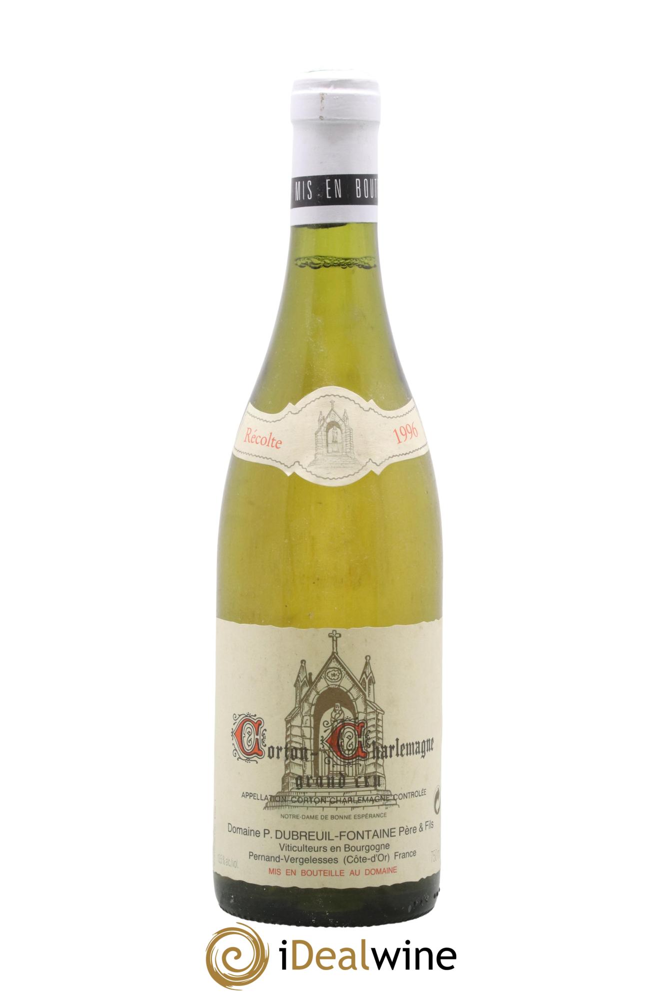 Corton-Charlemagne Grand Cru Dubreuil-Fontaine (Domaine) 1996 - Lot de 1 bouteille - 0