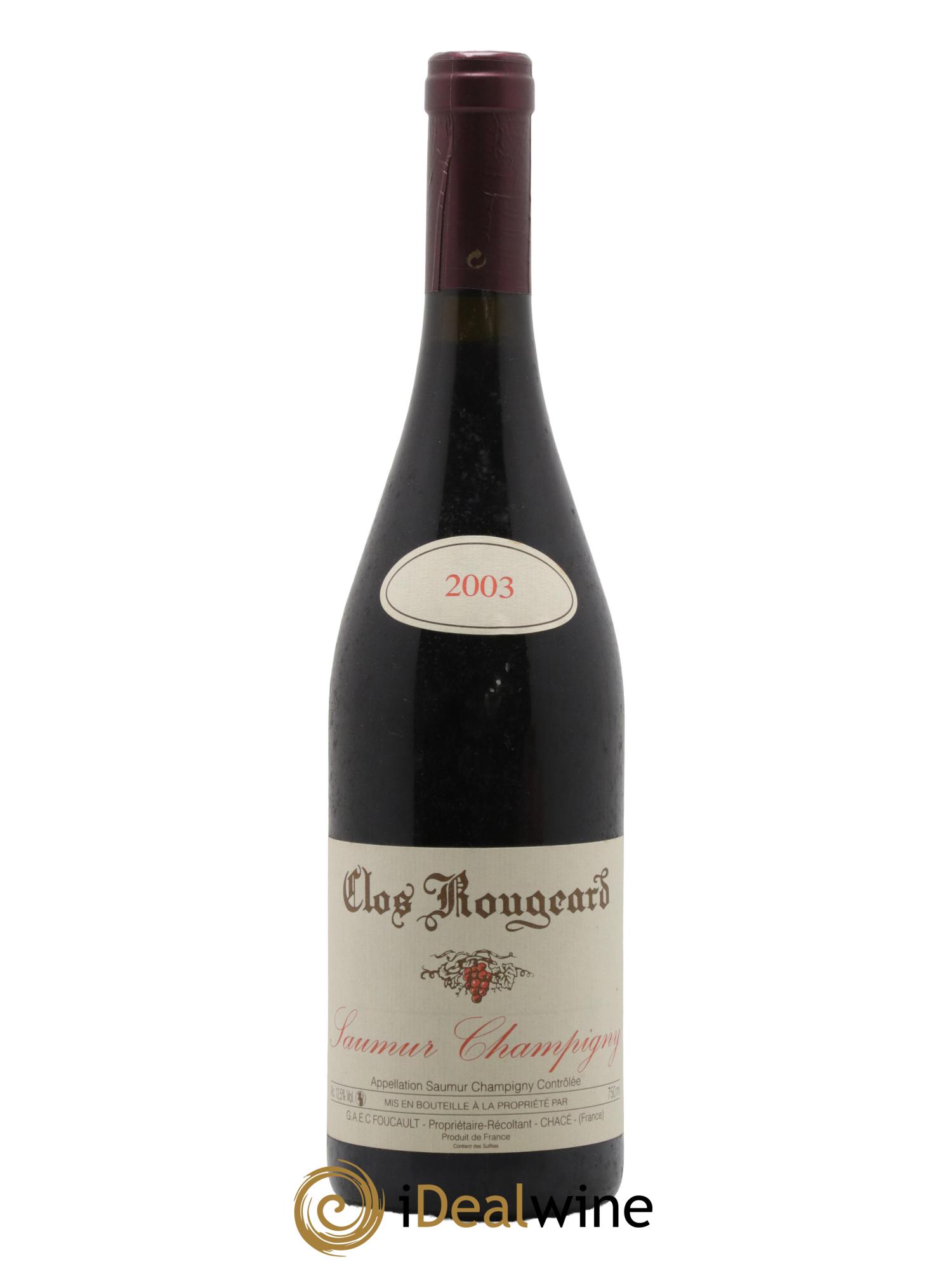 Saumur-Champigny Clos Rougeard 2003 - Posten von 1 Flasche - 0