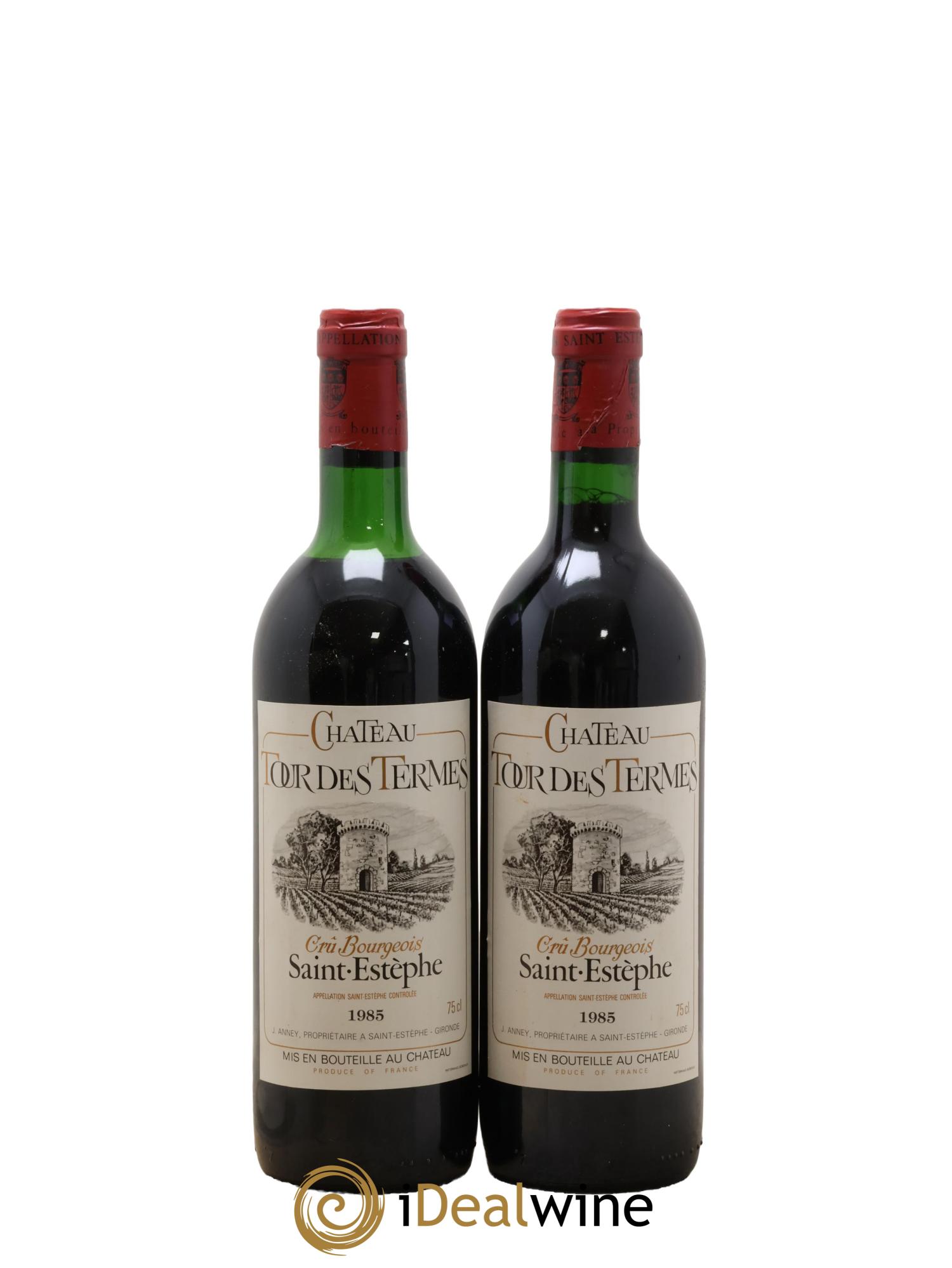 Château Tour des Termes Cru Bourgeois 1985 - Lot of 2 bottles - 0