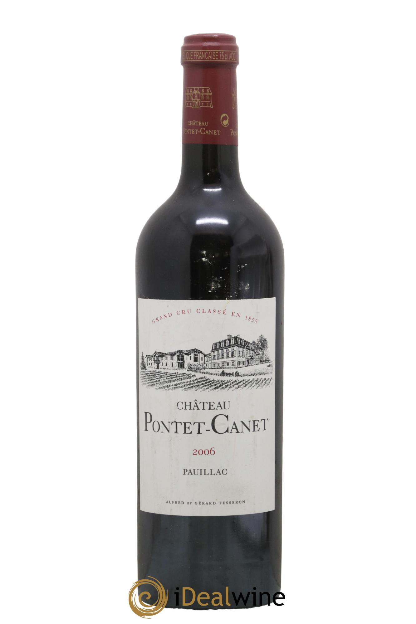 Château Pontet Canet 5ème Grand Cru Classé 2006 - Lot de 1 bouteille - 0