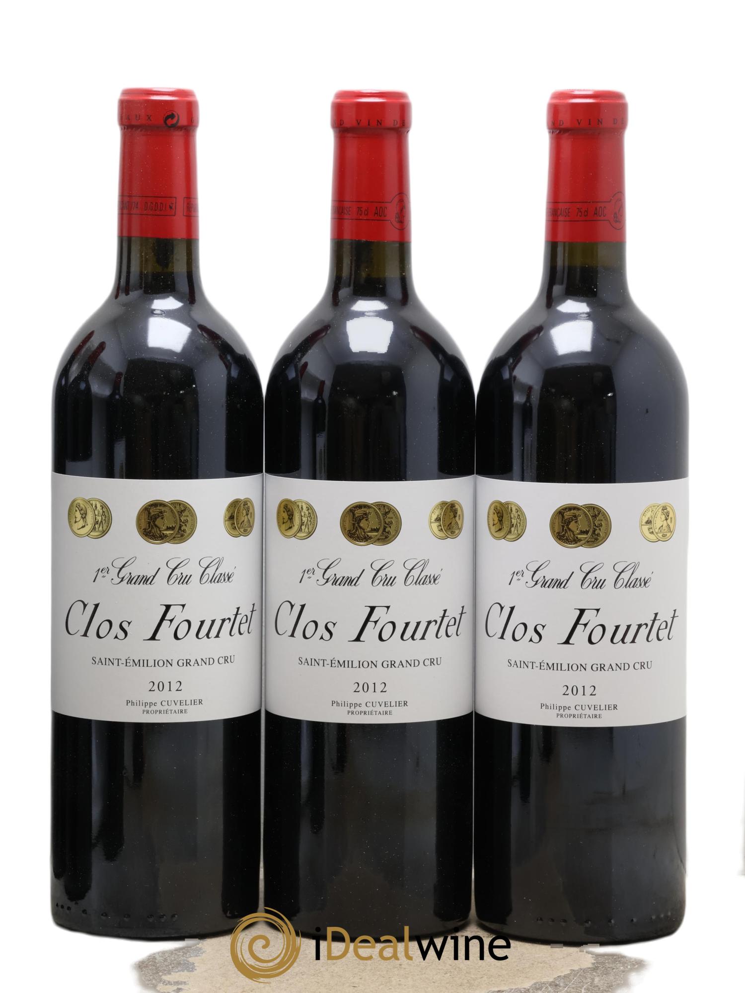 Clos Fourtet 1er Grand Cru Classé B  2012 - Posten von 6 Flaschen - 1