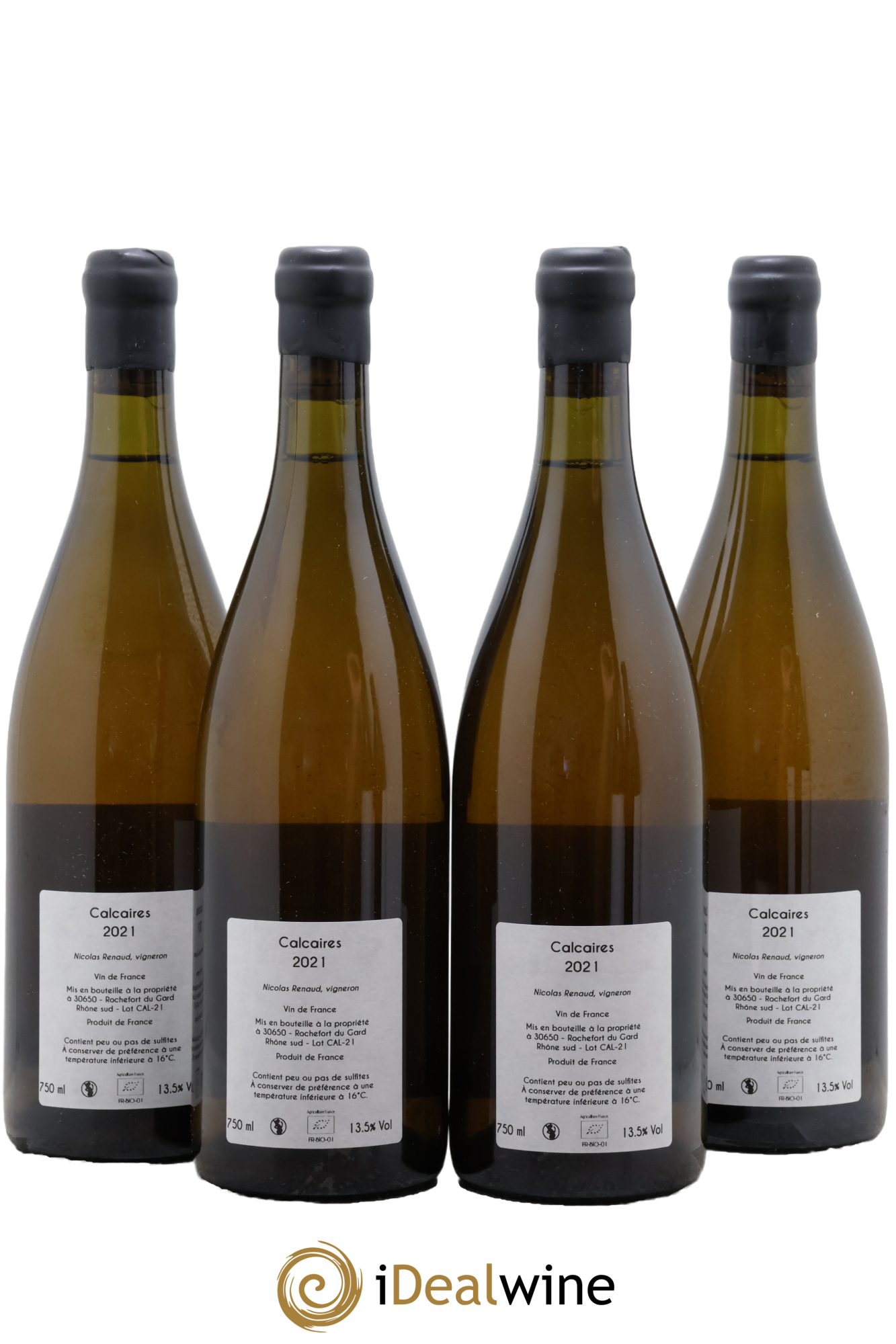 Vin de France Calcaires Clos des Grillons Calcaires 2021 - Lot de 4 bouteilles - 1