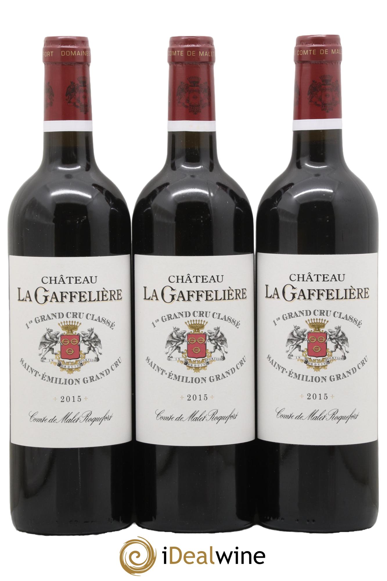 Château la Gaffelière 1er Grand Cru Classé B 2015 - Lot de 3 bouteilles - 0