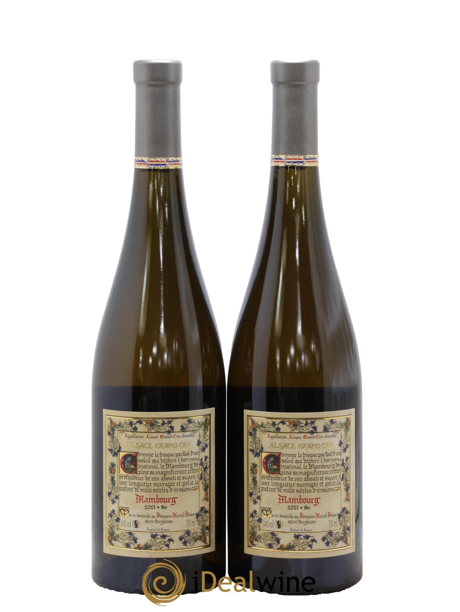 Alsace Grand Cru Mambourg Marcel Deiss (Domaine)  2021 - Lot of 2 bottles - 1