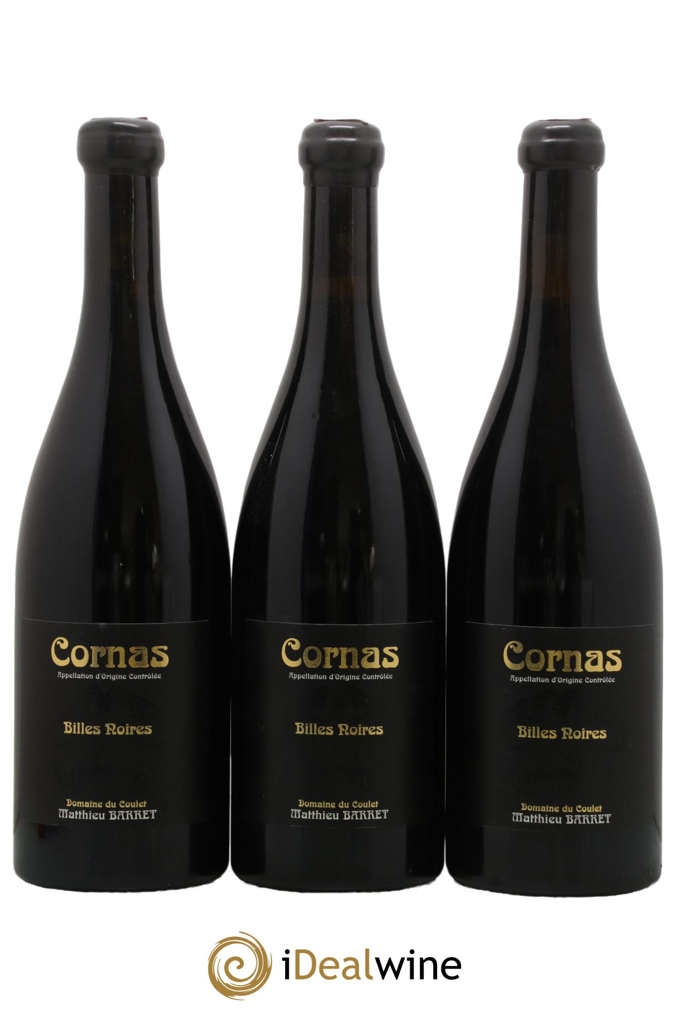 Cornas Billes Noires Coulet (Domaine du) - Matthieu Barret 2018 - Lot of 3 bottles - 0