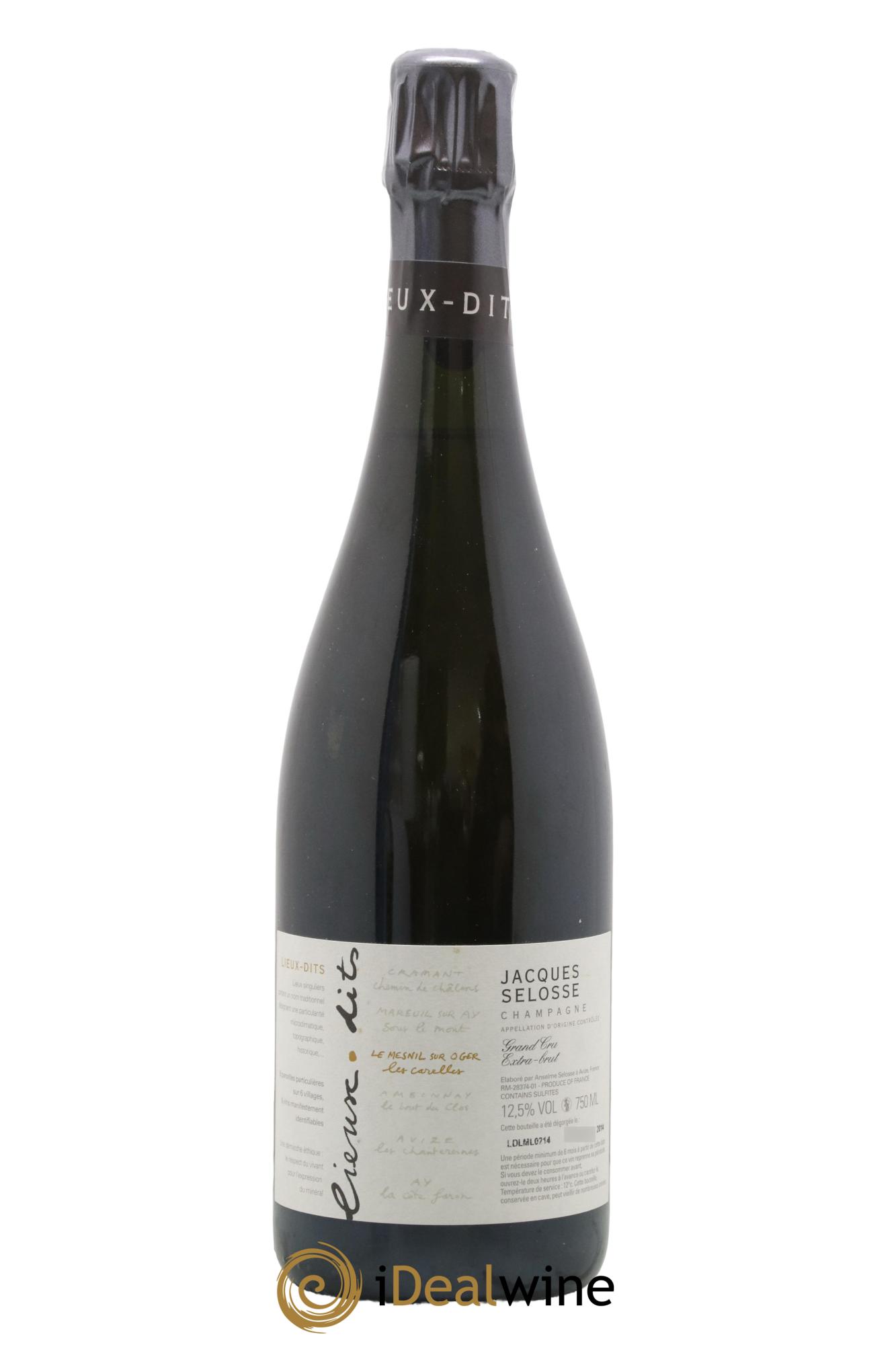 Les Carelles Blanc de Blancs Jacques Selosse - Lot de 1 bouteille - 0