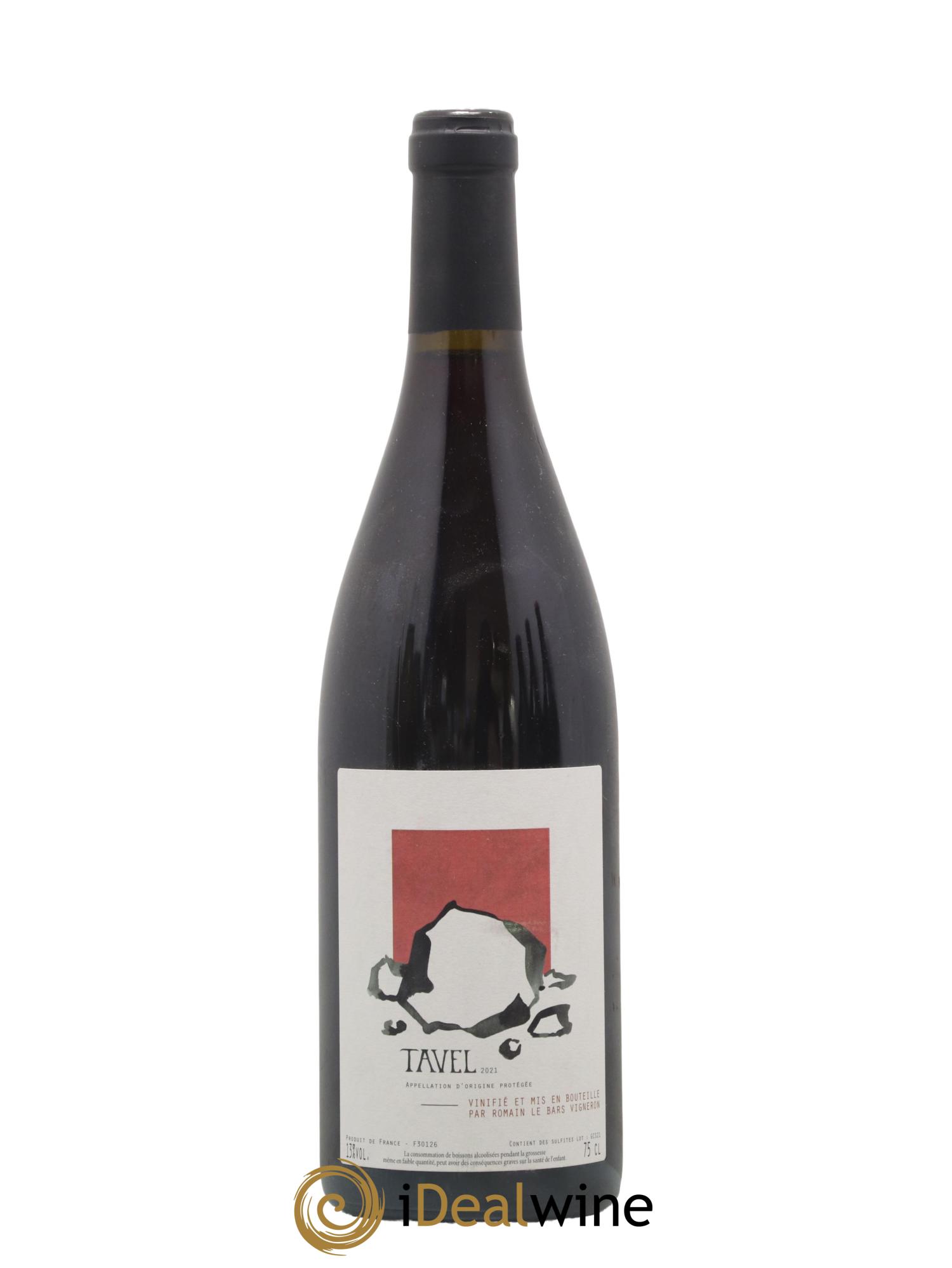 Tavel Romain Le Bars 2021 - Lot de 1 bouteille - 0