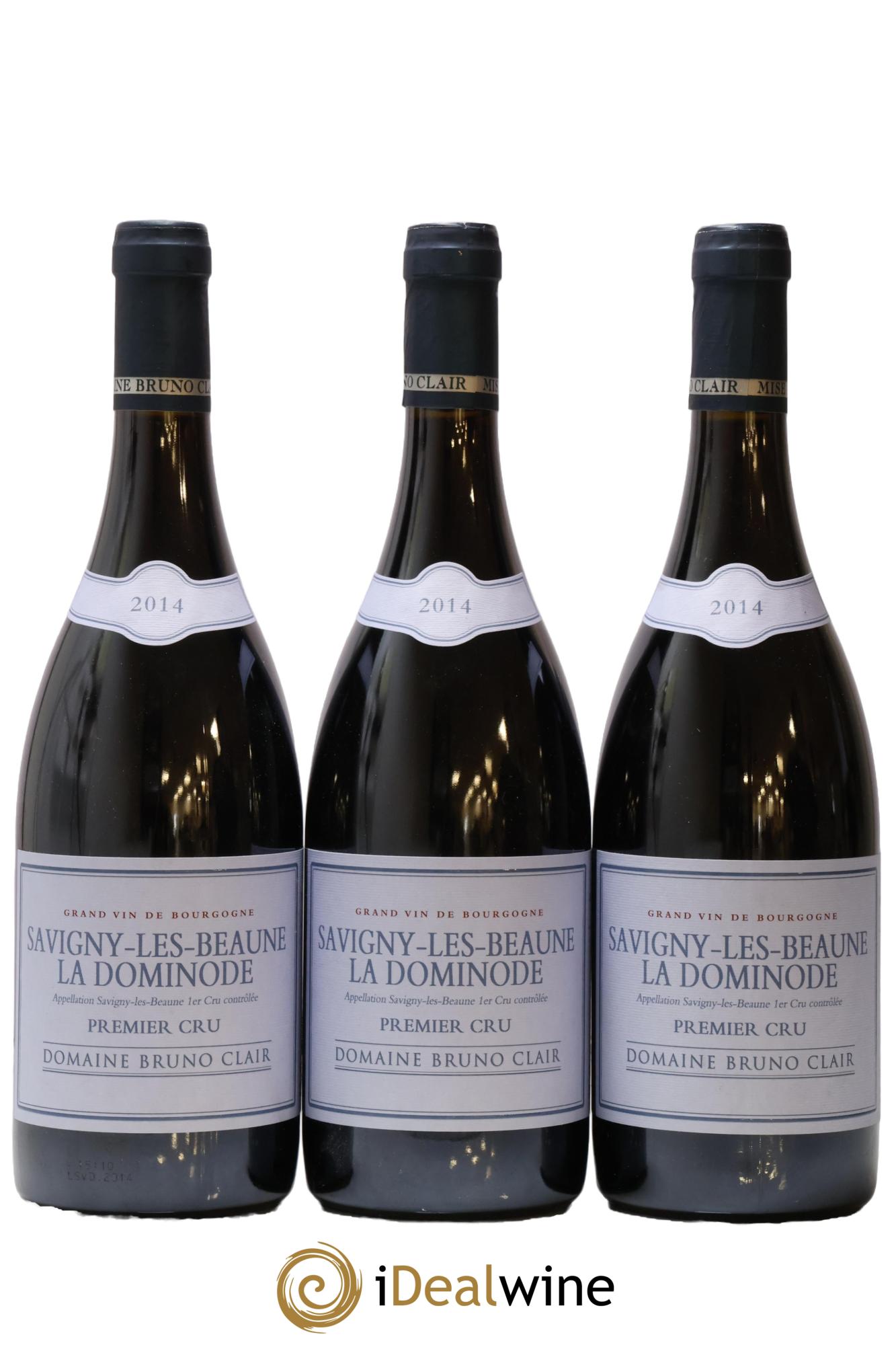 Savigny-lès-Beaune 1er Cru La Dominode Bruno Clair (Domaine) 2014 - Lot de 3 bouteilles - 0