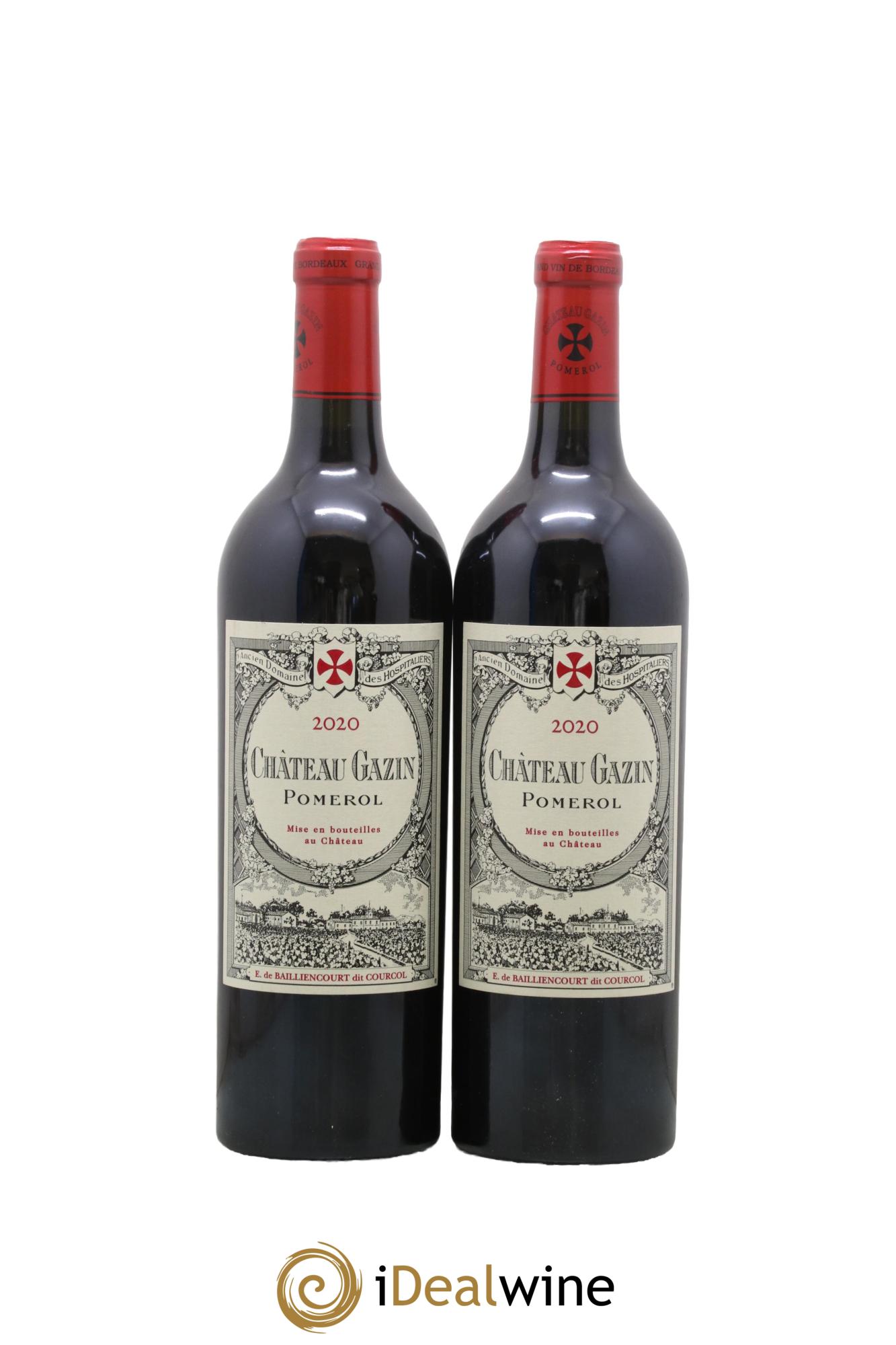 Château Gazin 2020 - Lotto di 2 bottiglie - 0