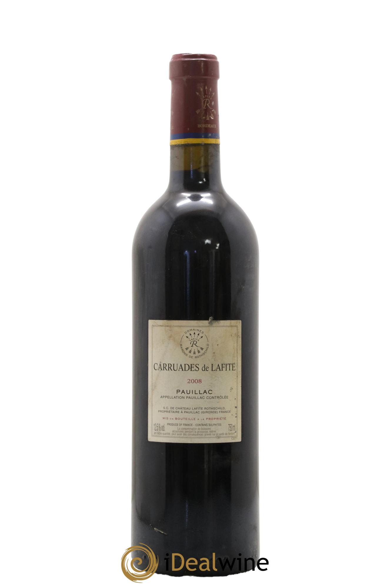 Carruades de Lafite Rothschild Second Vin 2008 - Lot of 1 bottle - 1