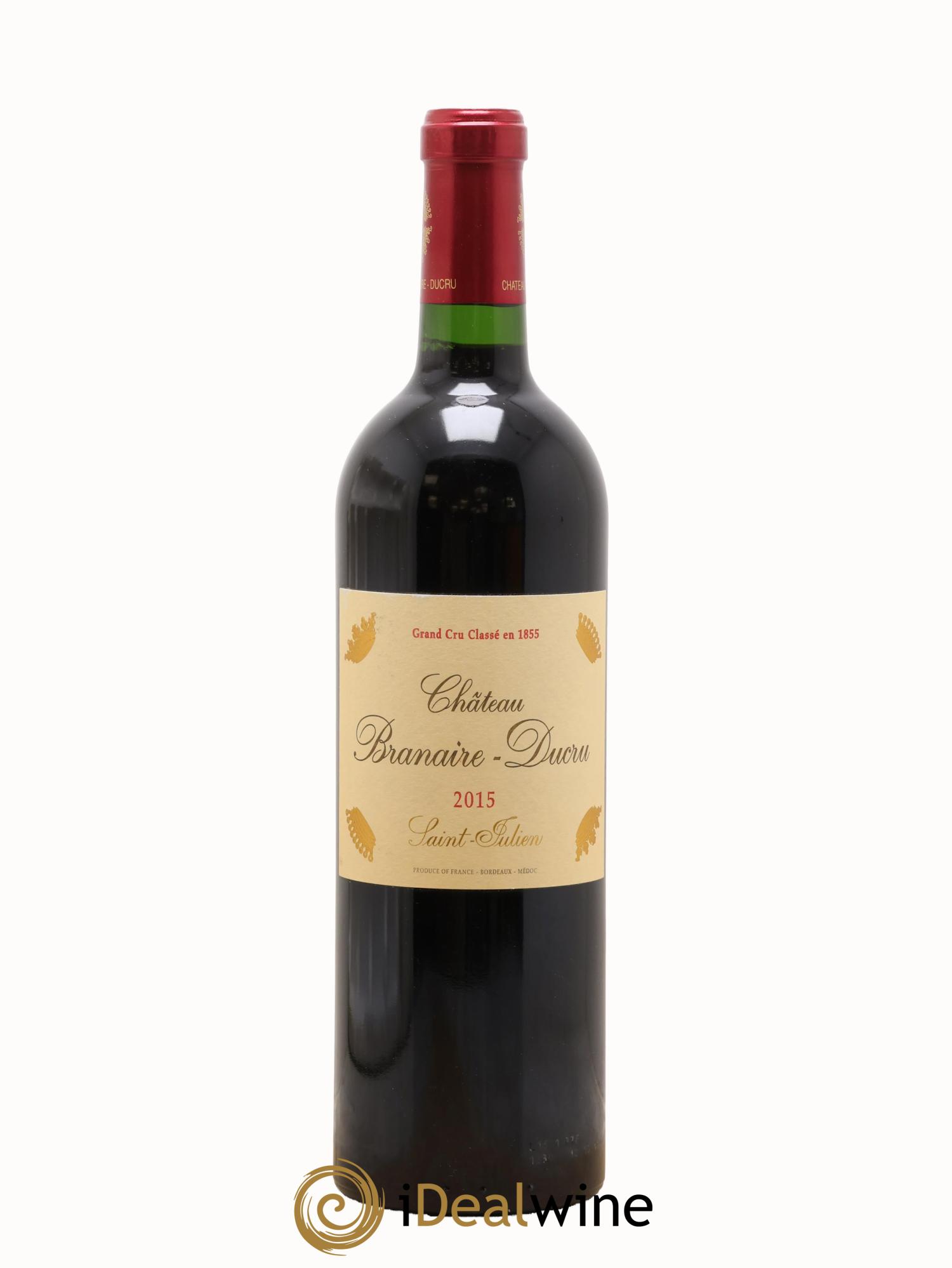 Château Branaire Ducru 4ème Grand Cru Classé 2015 - Posten von 1 Flasche - 0