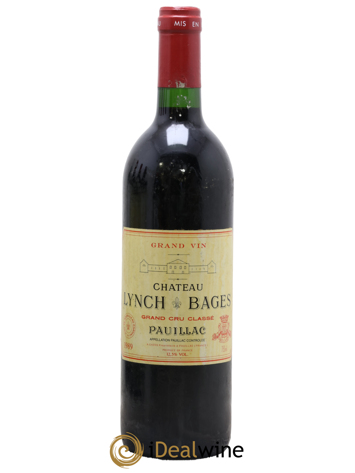 Château Lynch Bages 5ème Grand Cru Classé 1989 - Lot de 1 bouteille - 0