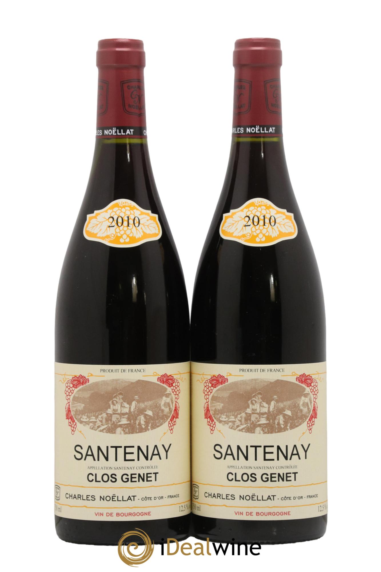 Santenay Clos Genet Domaine Charles Noellat 2010 - Lot de 2 bouteilles - 0