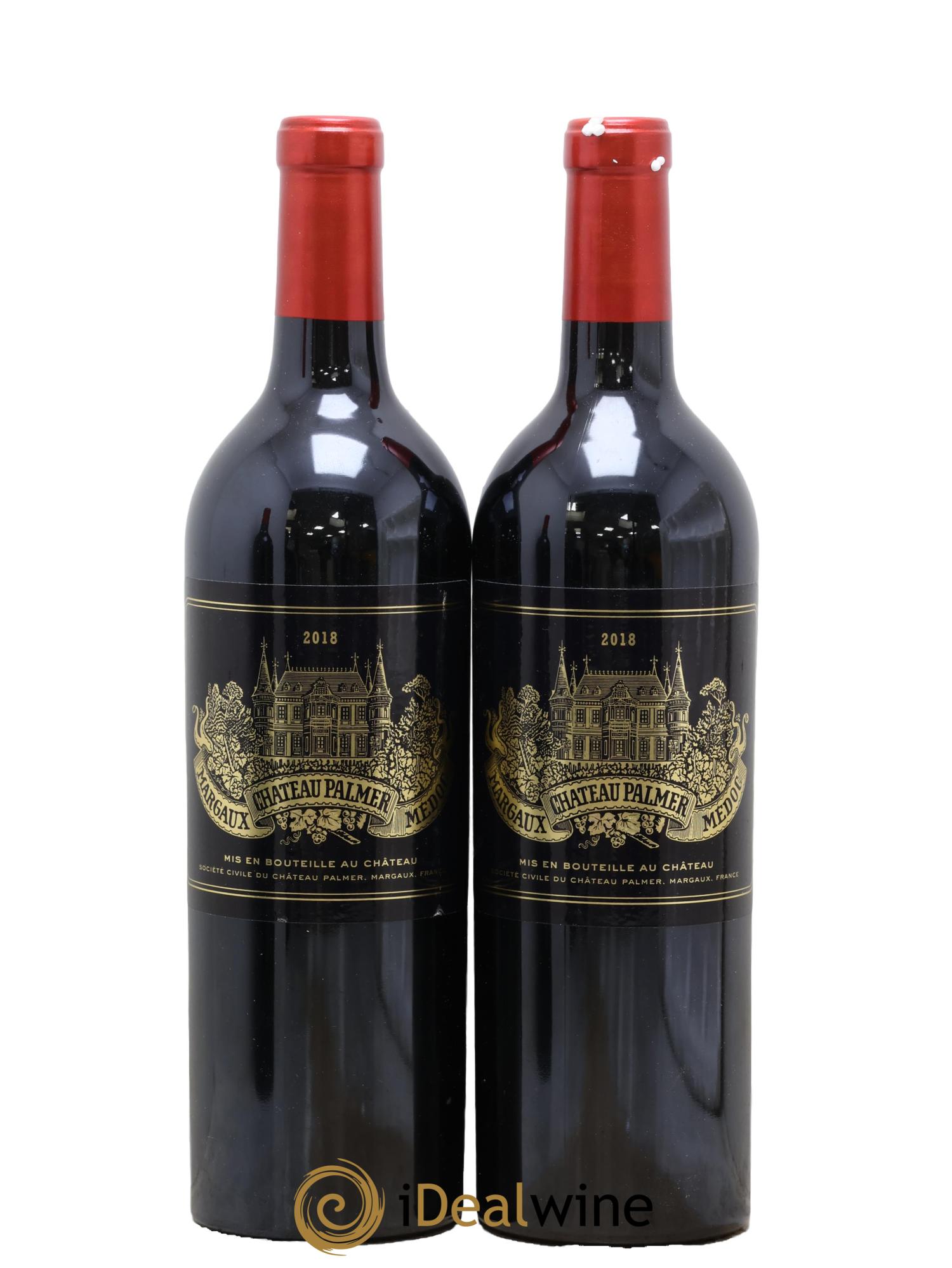 Château Palmer 3ème Grand Cru Classé 2018 - Lot of 2 bottles - 0