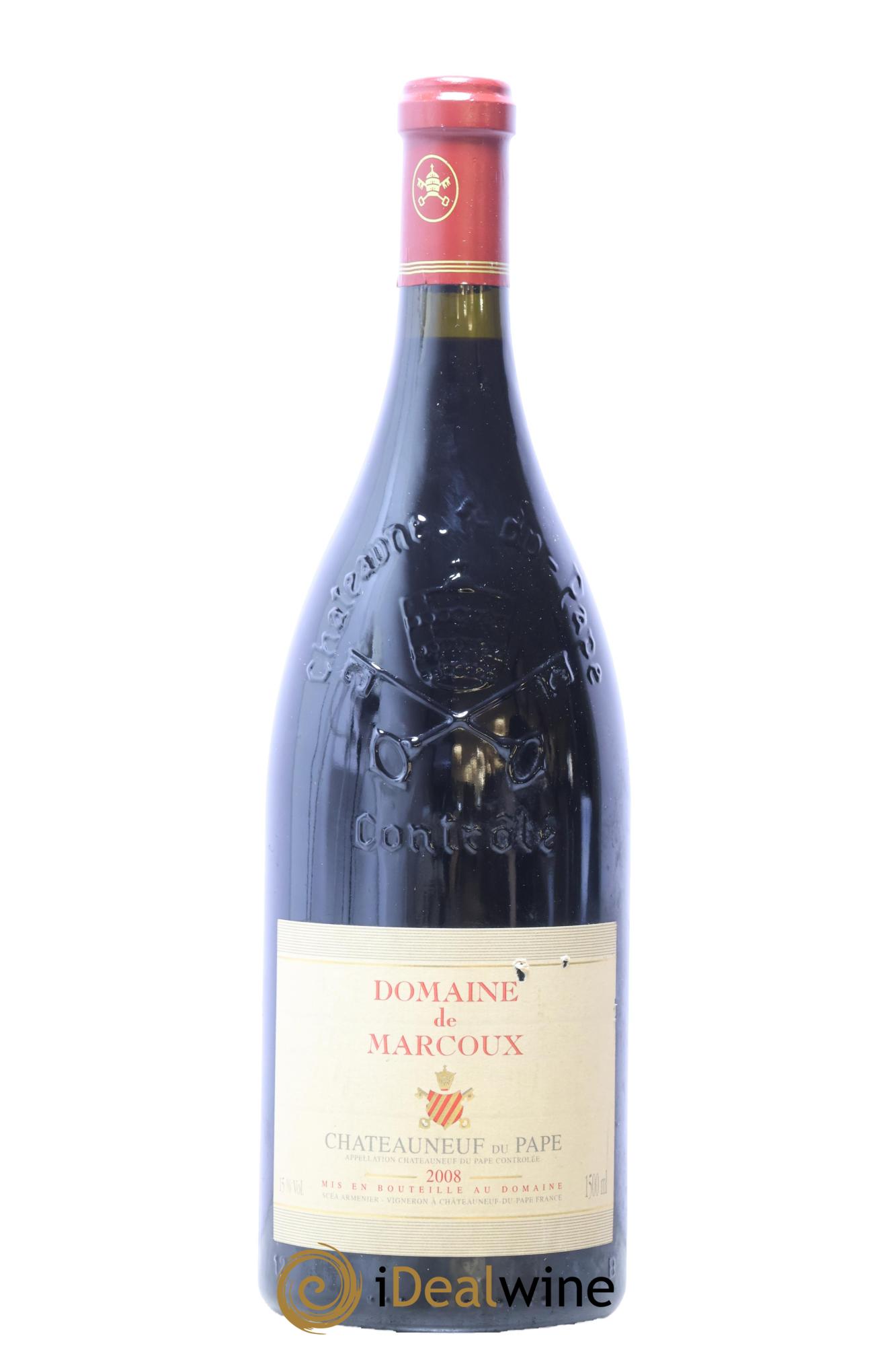 Châteauneuf-du-Pape Marcoux (Domaine de) 2008 - Posten von 1 Magnum - 0