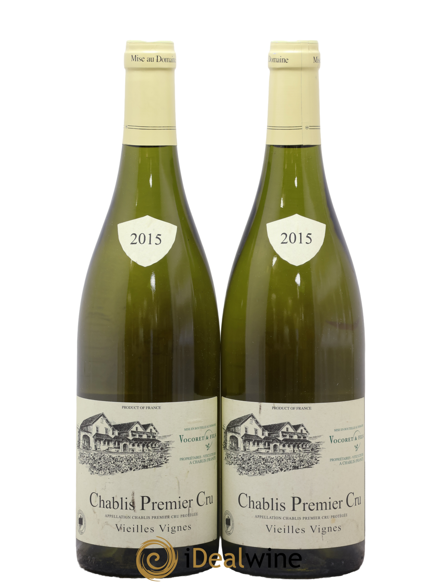 Chablis 1er Cru Vieilles Vignes Vocoret & Fils 2015 - Posten von 2 Flaschen - 0