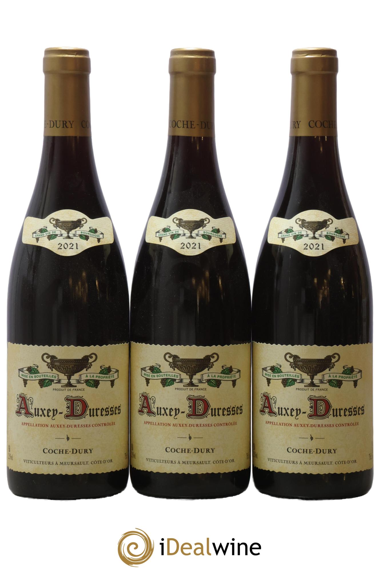 Auxey-Duresses Coche Dury (Domaine) 2021 - Lot de 3 bouteilles - 0