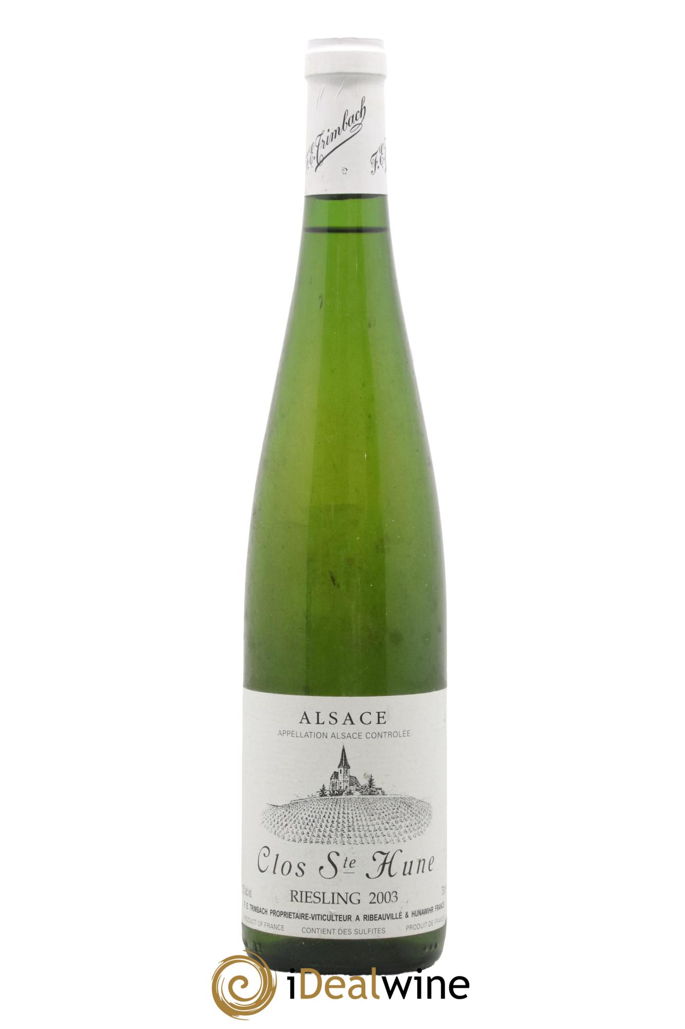 Alsace Riesling Clos Sainte-Hune Trimbach (Domaine) 2003 - Lot de 1 bouteille - 0