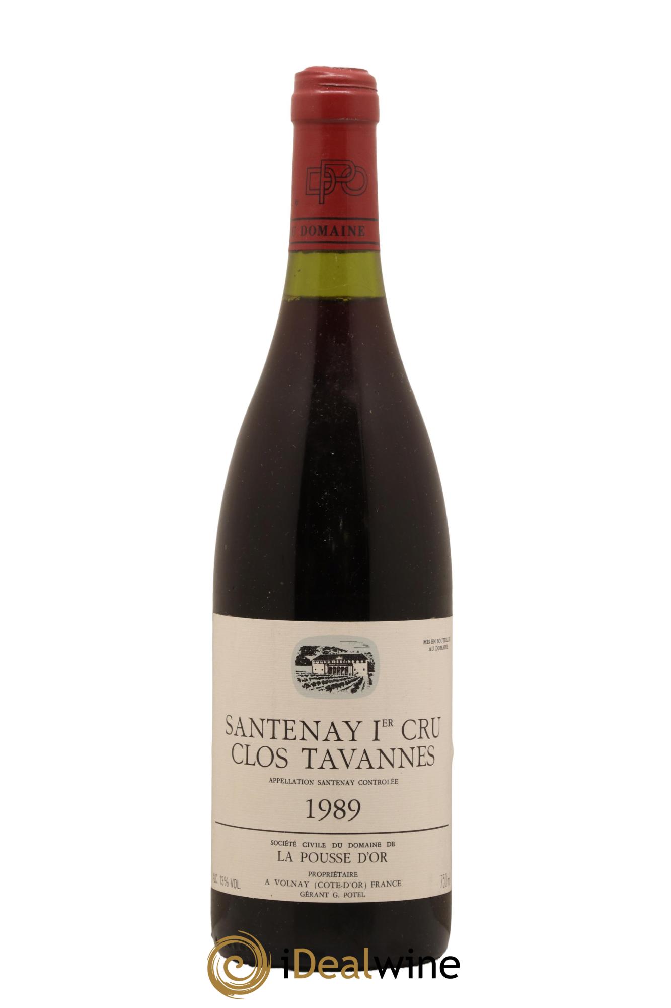 Santenay 1er Cru Clos Tavannes La Pousse d'Or (Domaine de) 1989 - Lot de 1 bouteille - 0